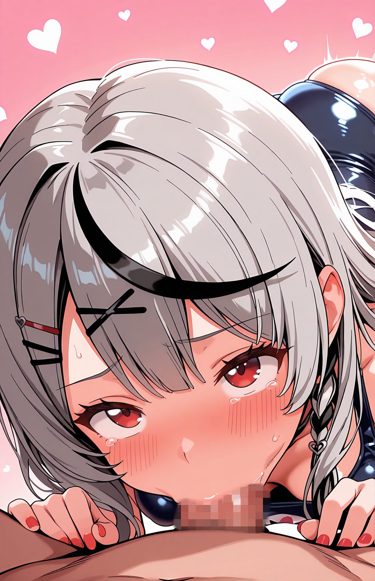 explicit, 1girl, breasts, looking_at_viewer, blush, bangs, black_hair, hair_ornament, red_eyes, 1boy, swimsuit, ass, braid, hetero, grey_hair, heart, multicolored_hair, penis, solo_focus, hairclip, virtual_youtuber, tears, nail_polish, streaked_hair, one-piece_swimsuit, pov, oral, school_swimsuit, x_hair_ornament, fellatio, red_nails, tearing_up, blue_one-piece_swimsuit, :>=, deepthroat, sakamata_chloe, 赤面, 前髪, 黒髪, 髪飾り, 赤い目, 水着, 灰髪, 多色髪, ヘアクリップ, バーチャルYouTuber, 涙, ワンピース水着, オーラル, 学校水着, フェラチオ, 沙花叉クロヱ” class=”wp-image-5874″/>
</figure>
<hr class=