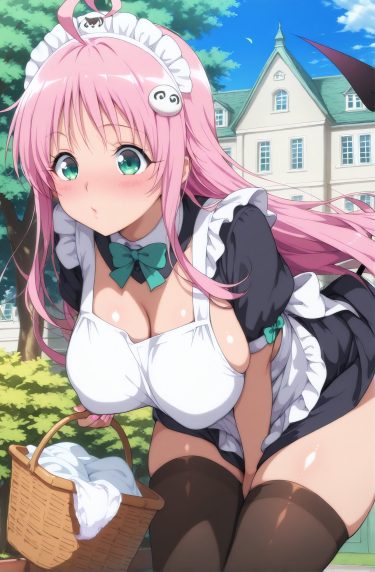 ララのおっぱいで誘惑「もう隠せない…♡」過激な姿で魅せる！絶頂25枚＋αの高画質二次元エロ画像