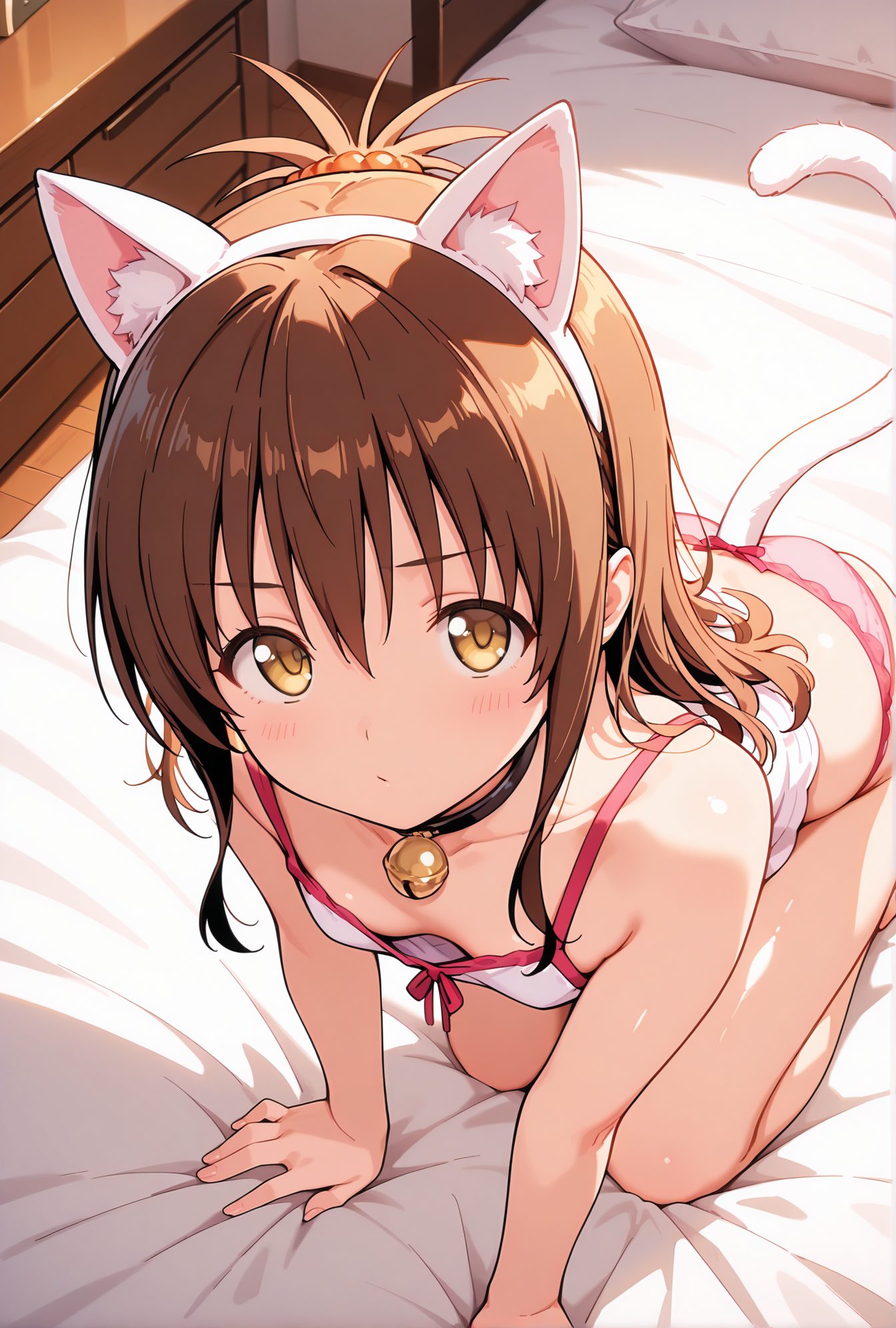 結城美柑の猫耳AIイラスト
