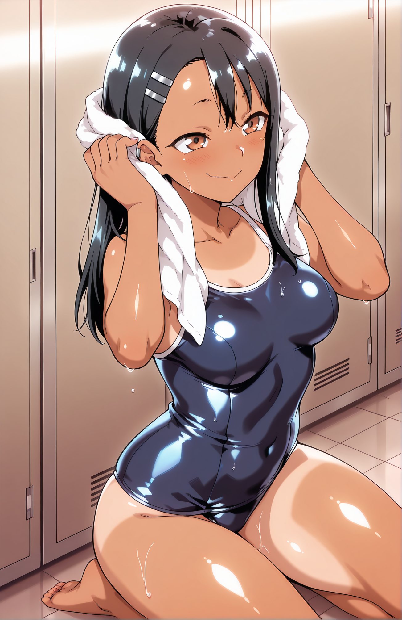 長瀞早瀬の水着AIイラスト