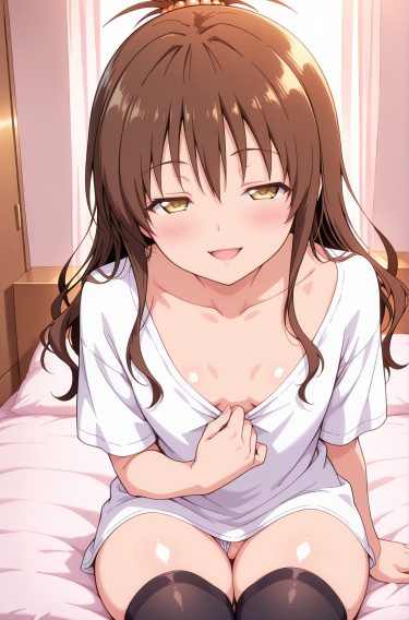 【二次元エロ画像】ToLoveる人気キャラ結城美柑と温泉旅行に行ってSEX三昧20枚＋α♡