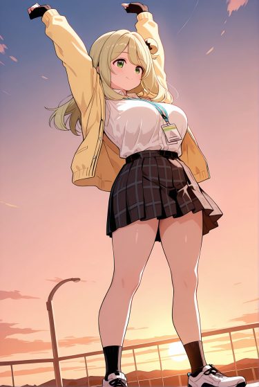 十六夜ノノミの巨乳ムチボディを楽しむエロ画像まとめ30枚＋おまけ画像【ブルアカ二次元エロ画像】