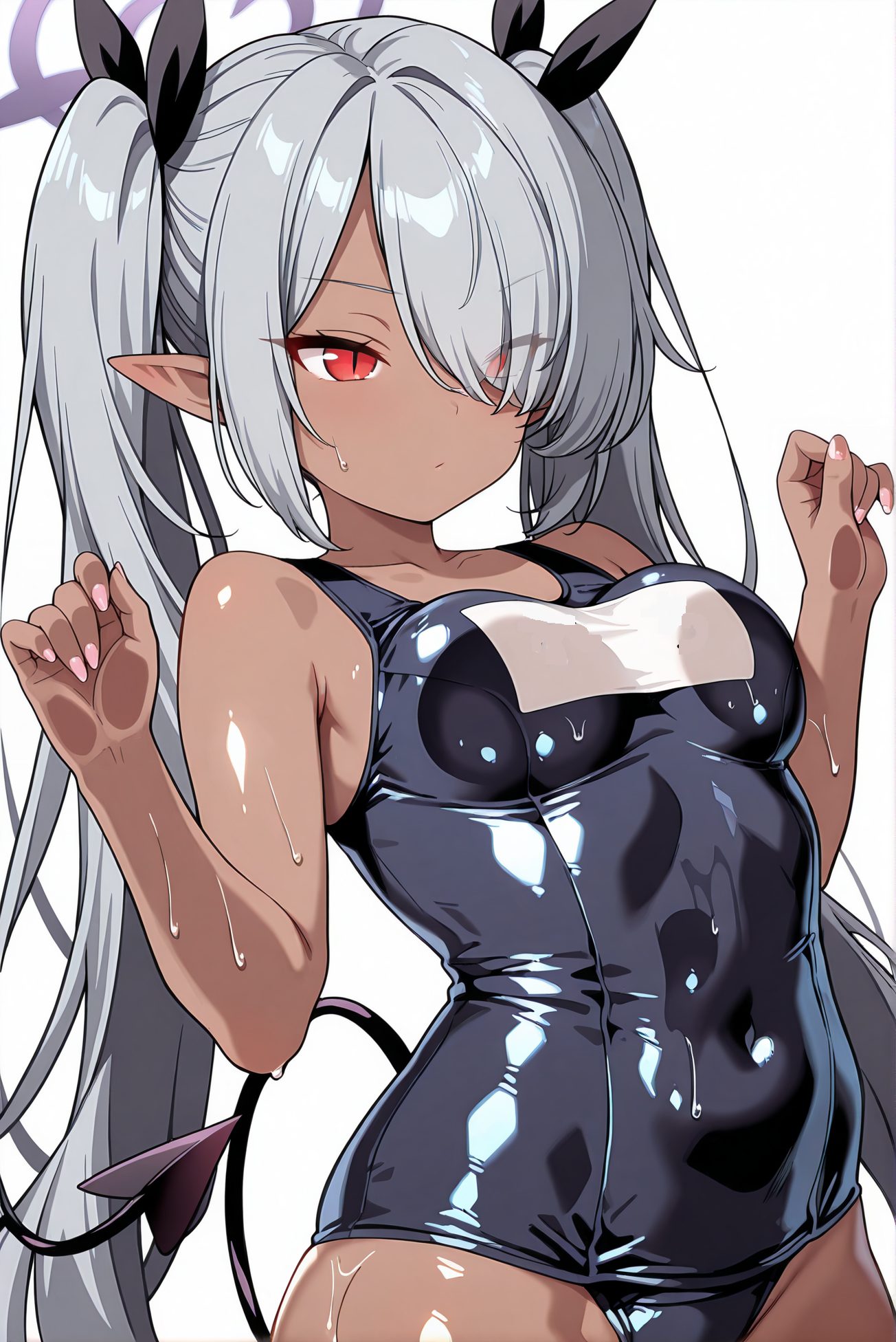 イオリが水着姿のAIイラスト