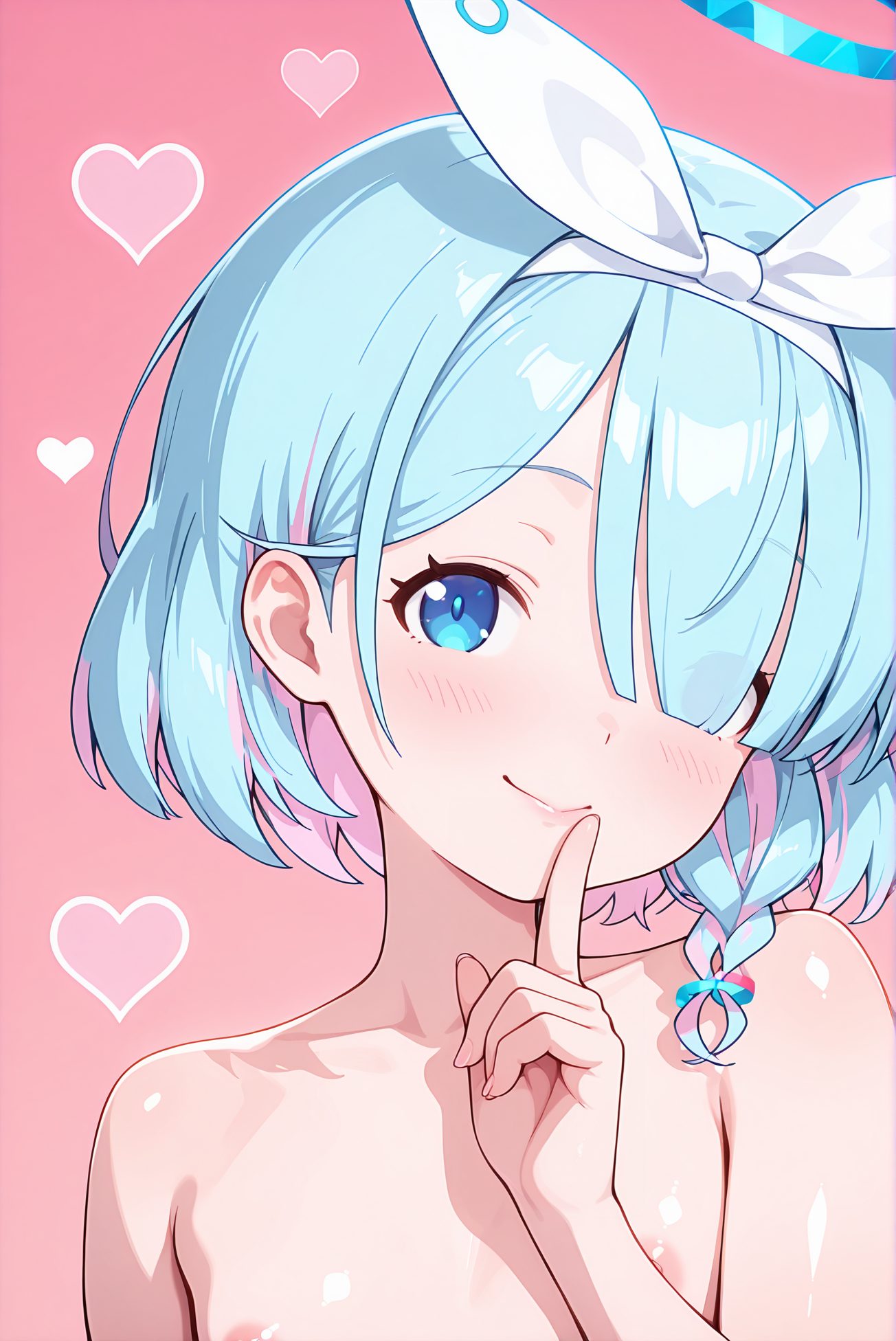 アロナの裸のAIイラスト