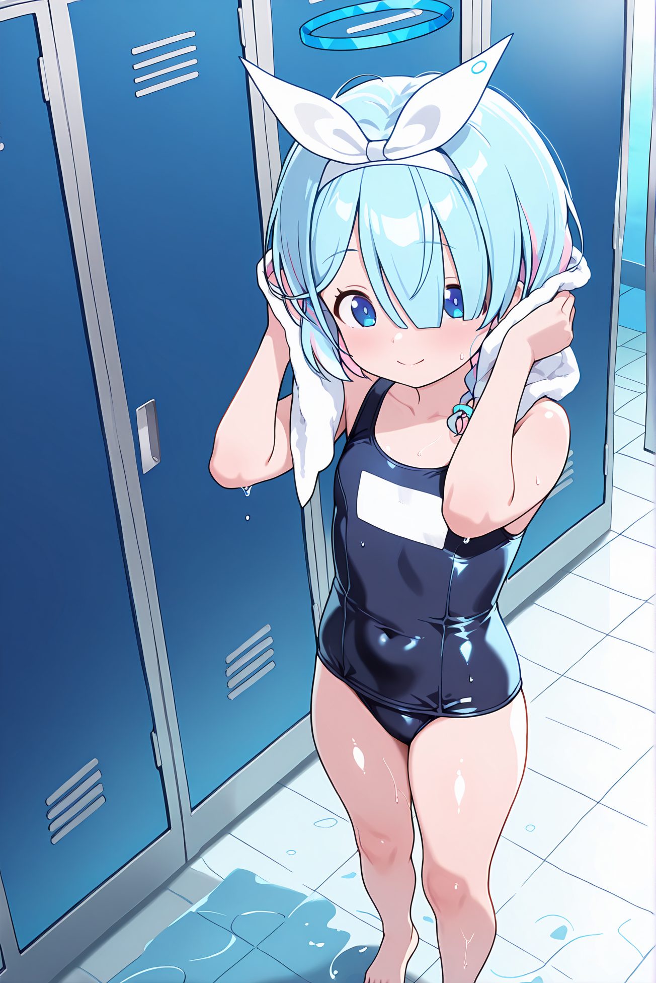 アロナの水着AIイラスト