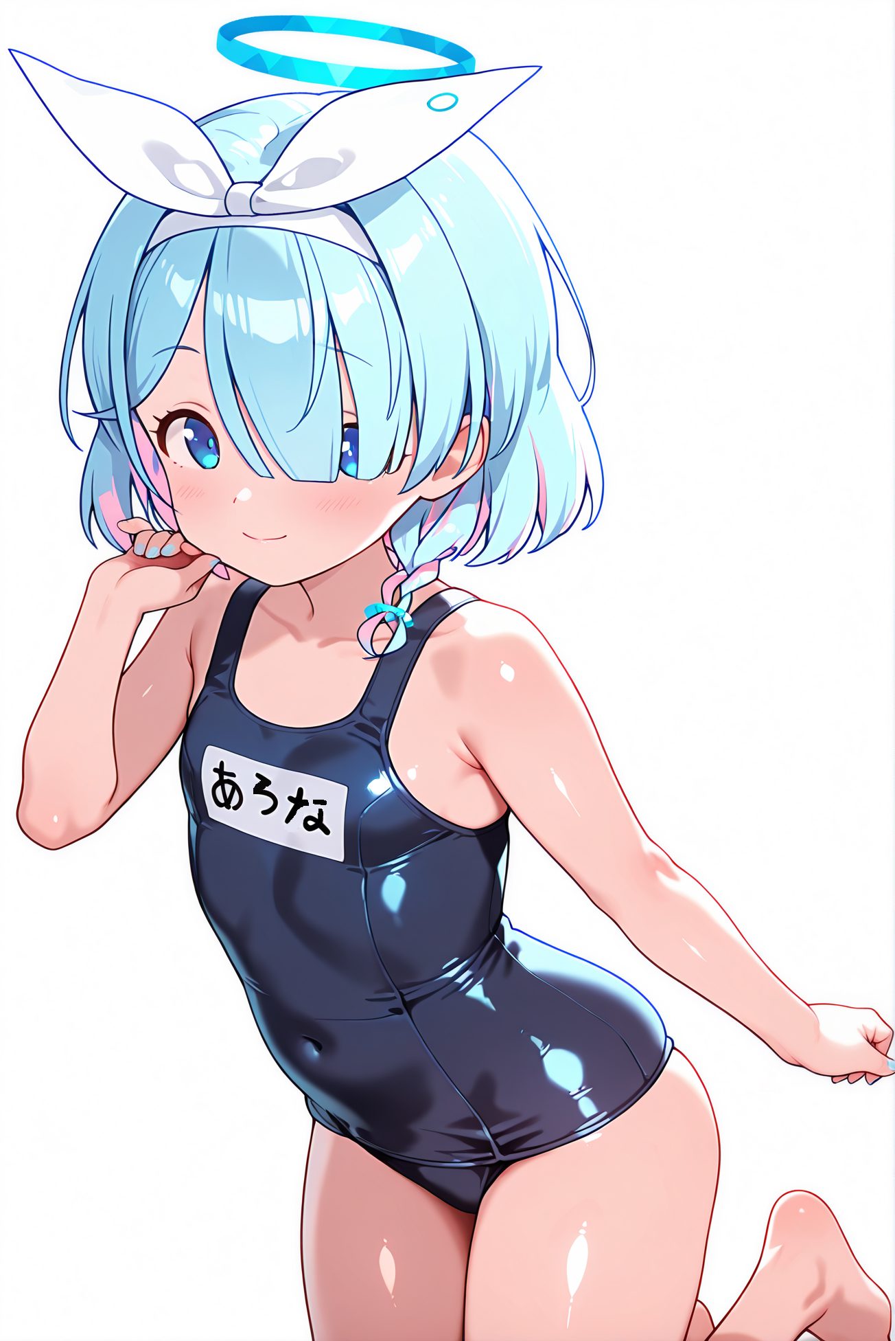 アロナの水着AIイラスト