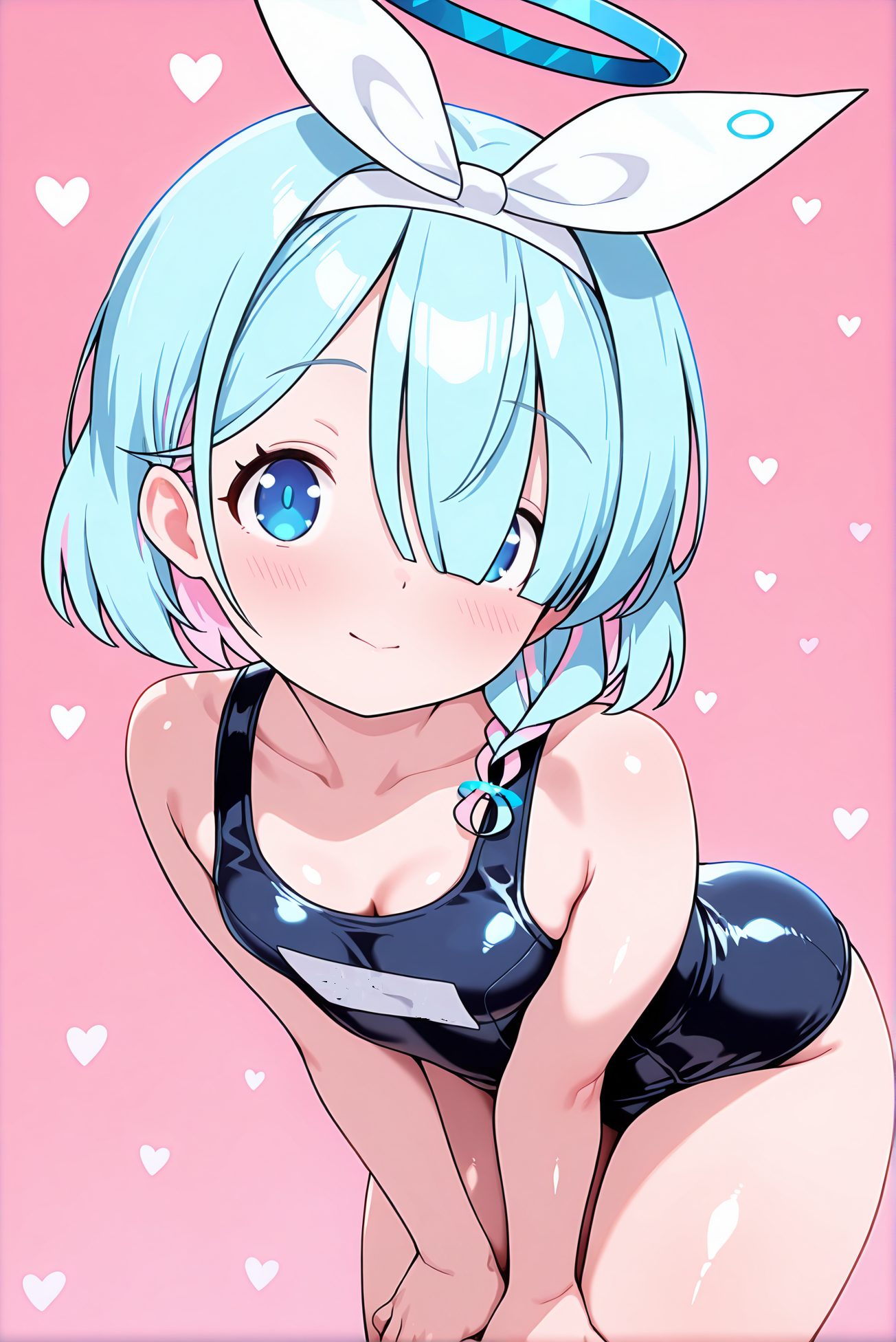 アロナの水着AIイラスト