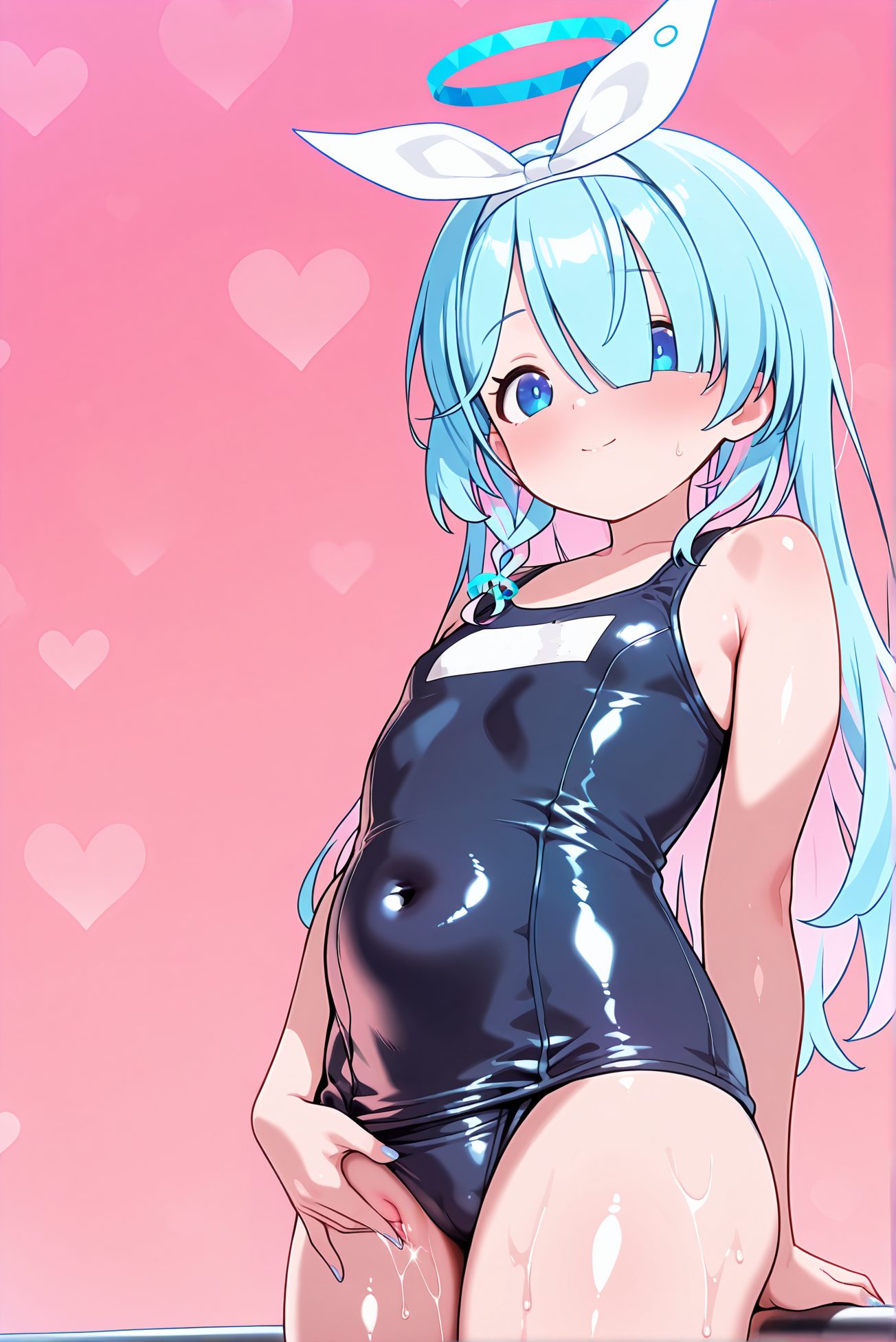 アロナの水着AIイラスト
