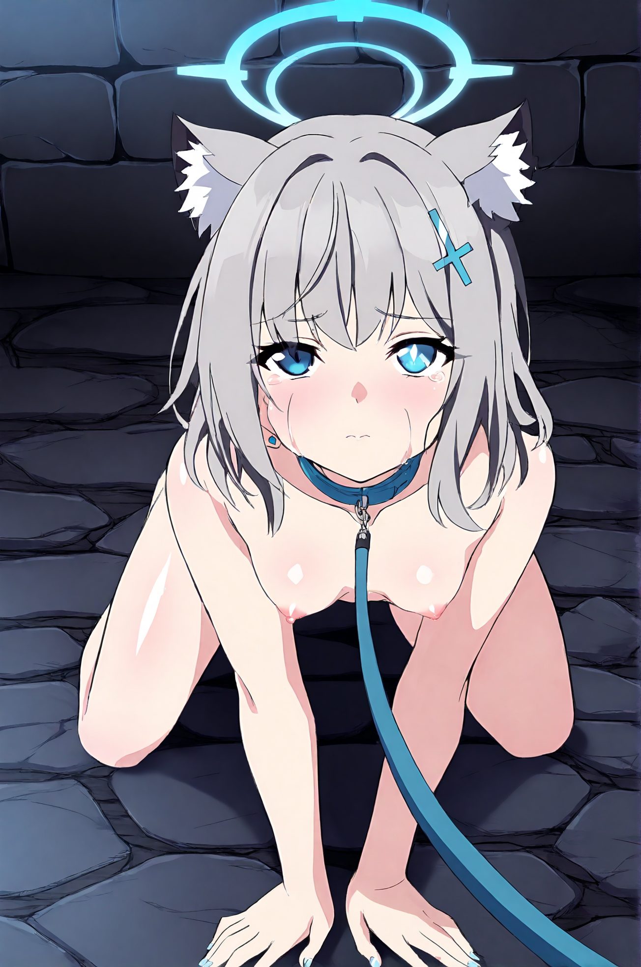 シロコの裸のAIイラスト