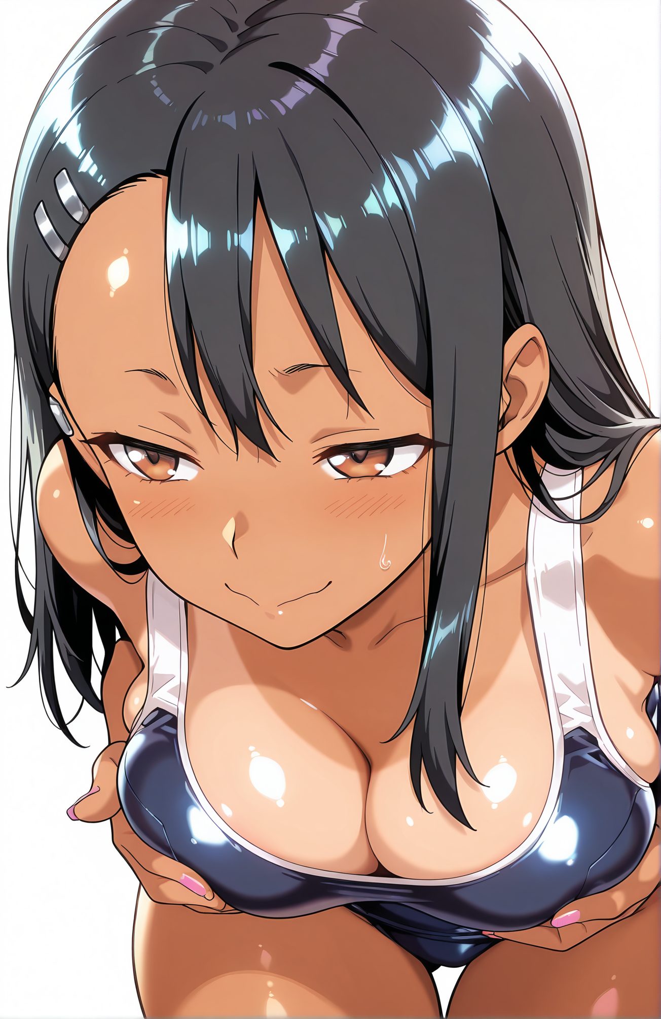 長瀞早瀬の水着AIイラスト