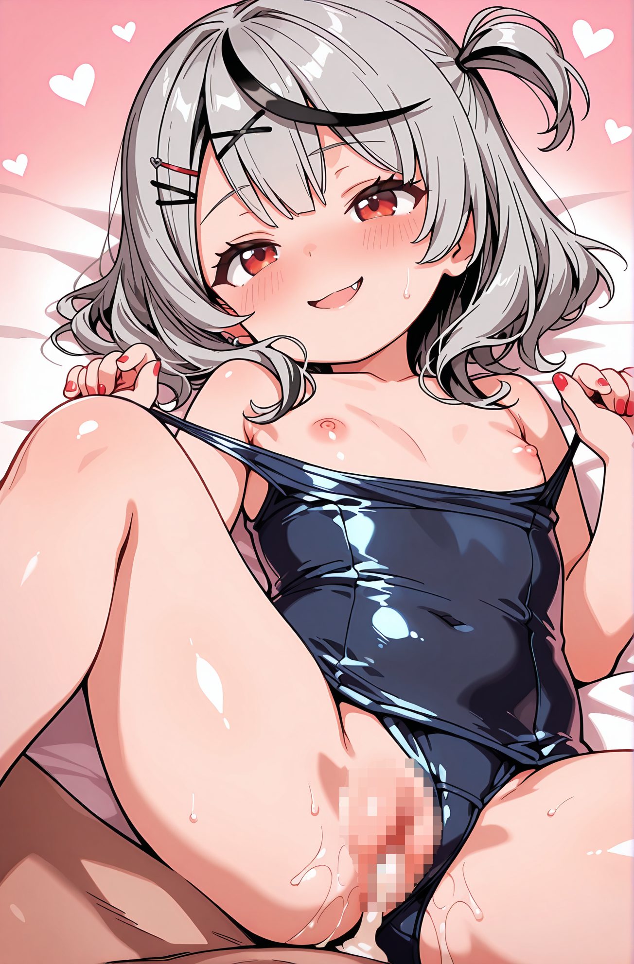 ロリちゃんの水着AIイラスト
