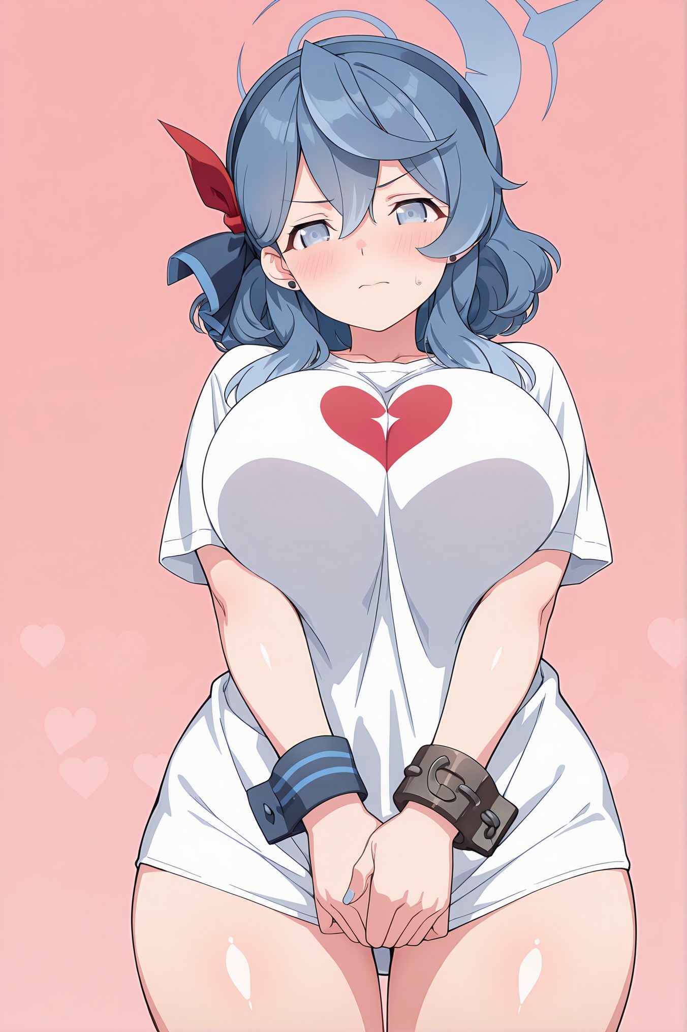 アコの白いシャツ姿のAIイラスト