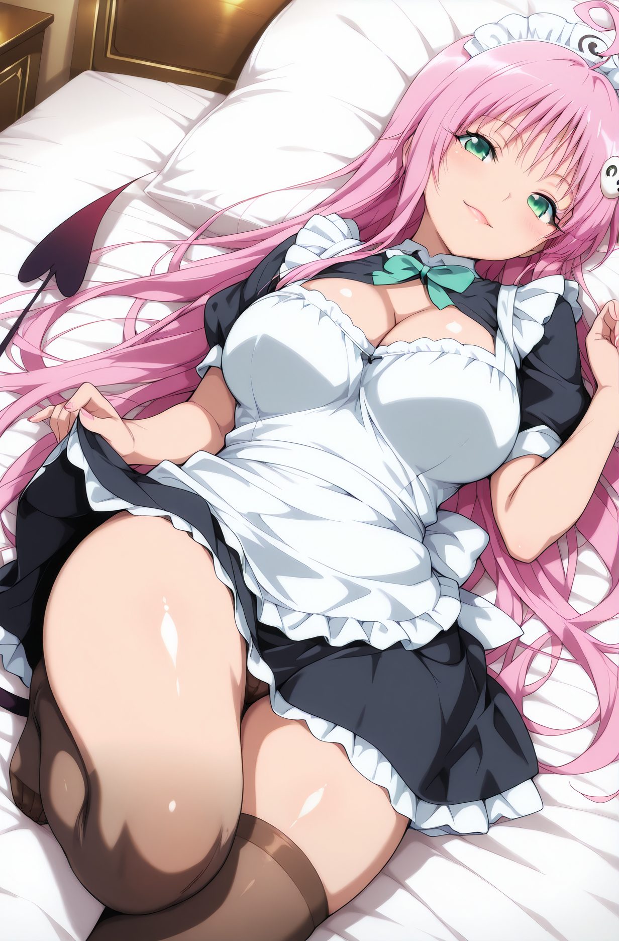 ララのメイド服AIイラスト