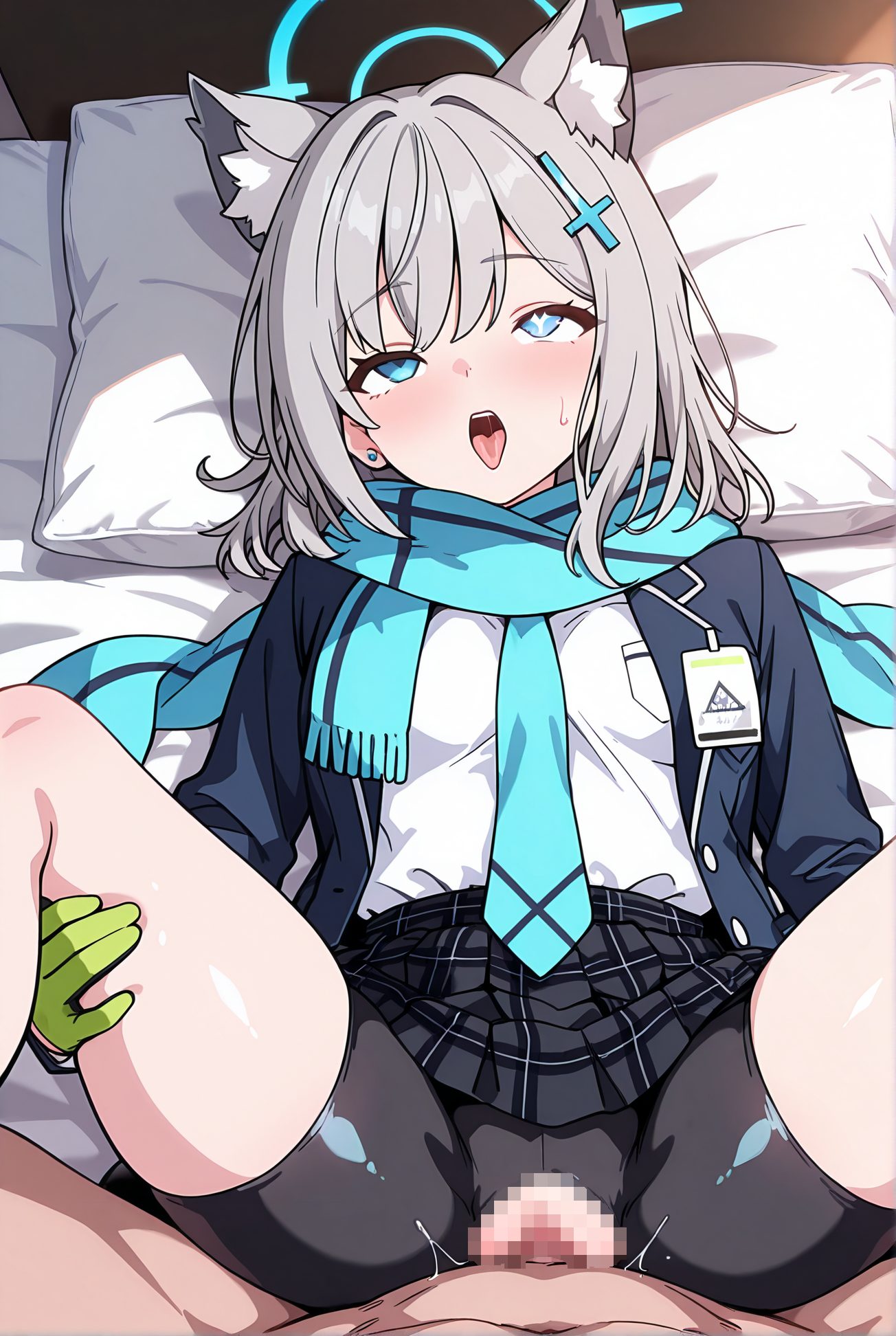 シロコの制服AIイラスト
