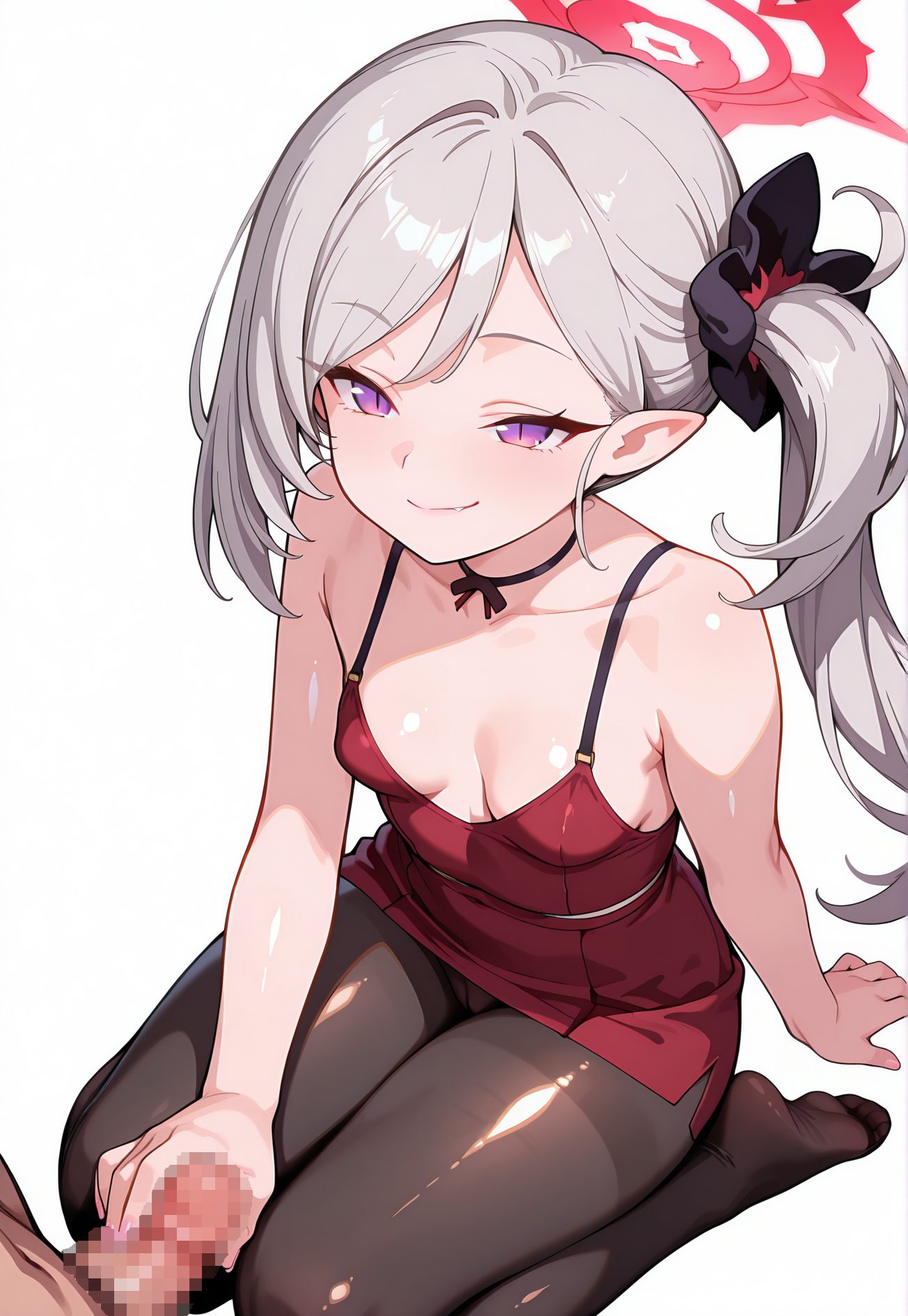 ムツキのドレス姿AIイラスト