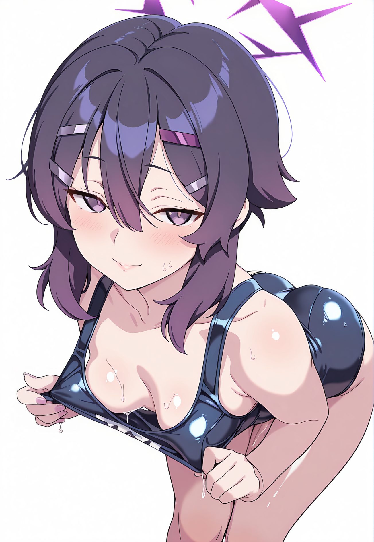 伊草ハルカの水着AIイラスト