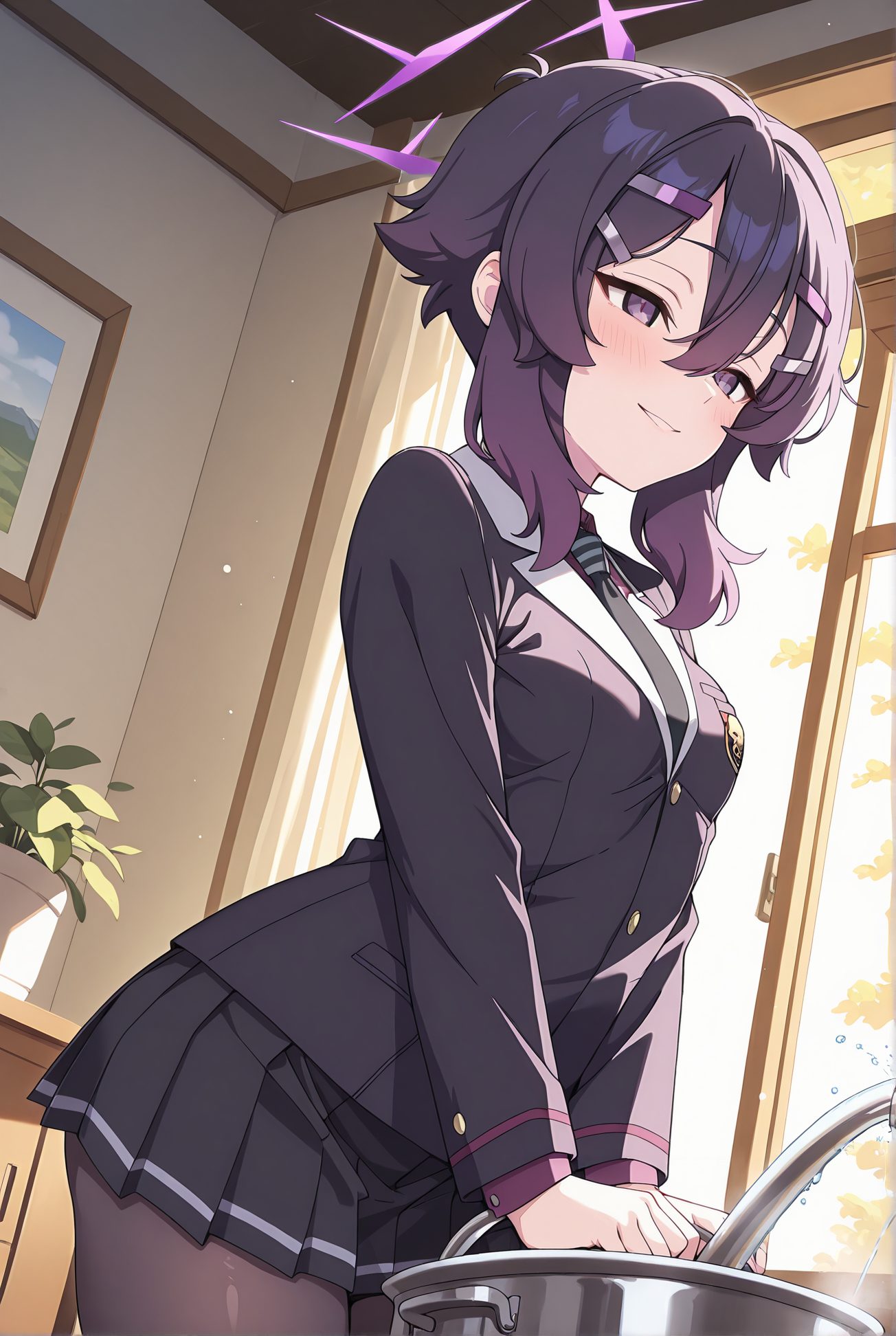 伊草ハルカの制服AIイラスト