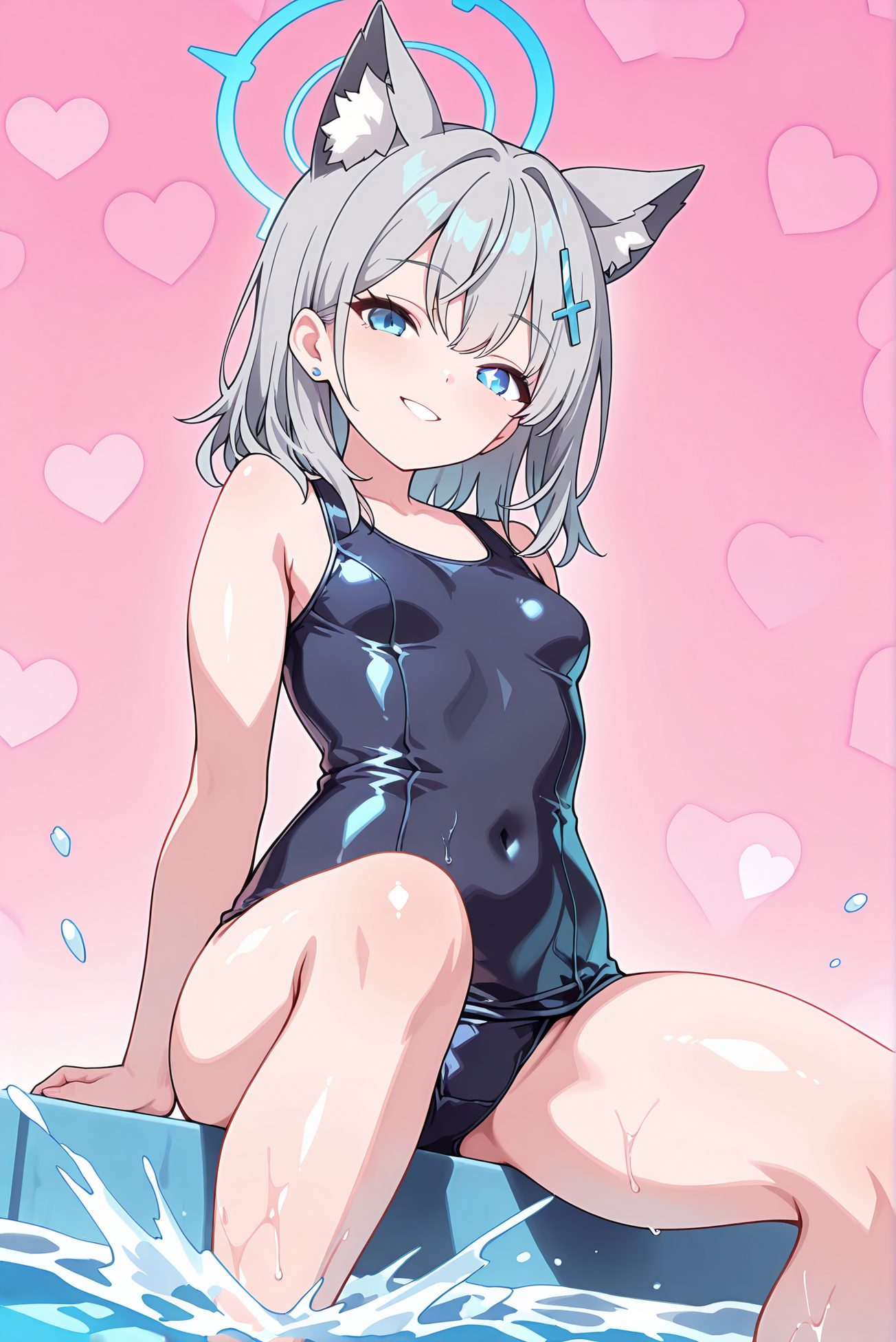 シロコの水着AIイラスト