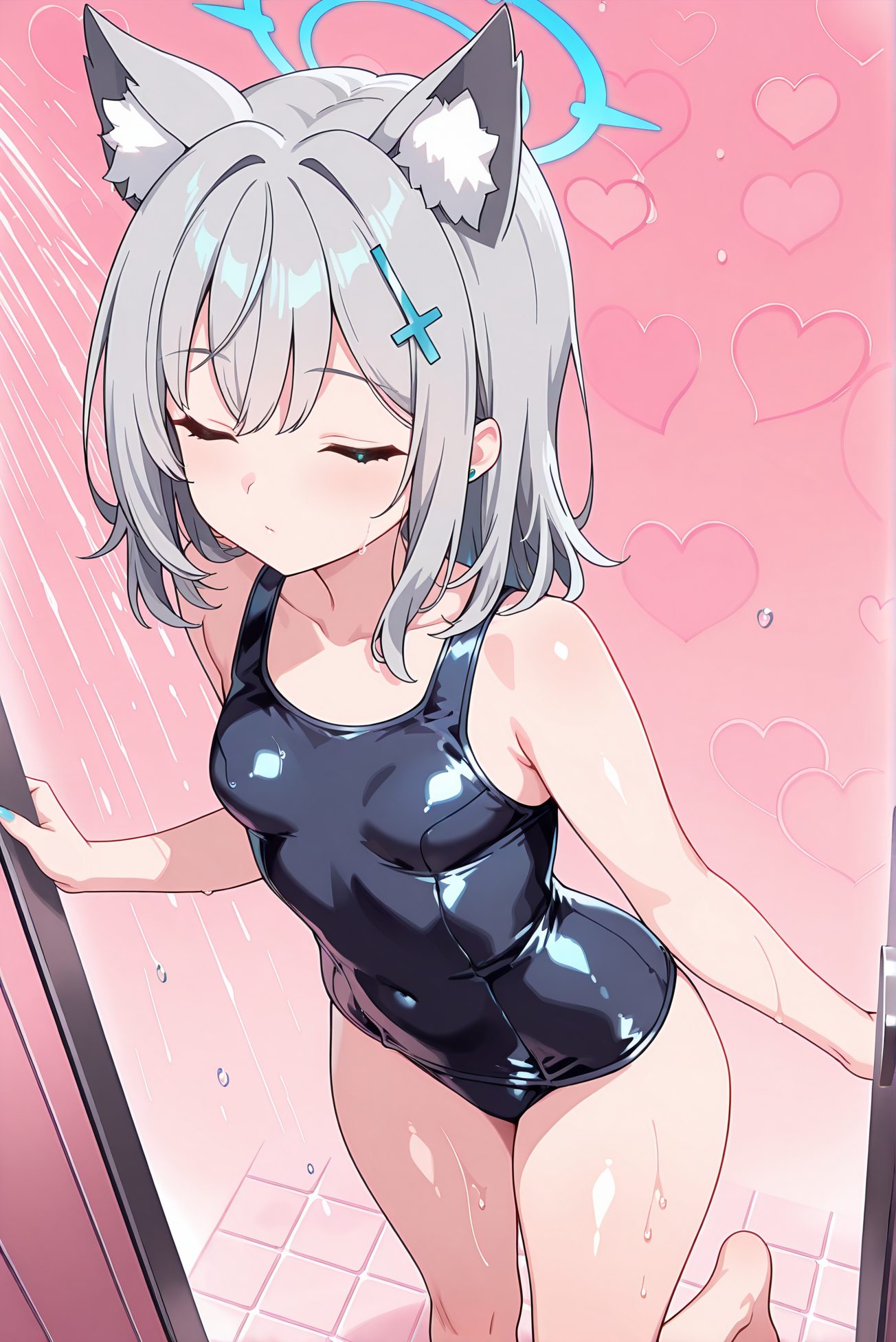 シロコの水着AIイラスト