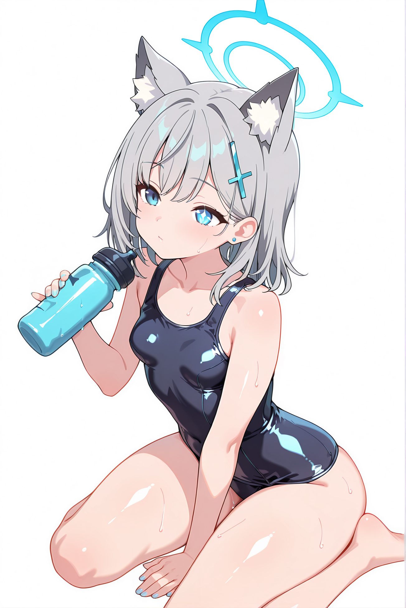 シロコの水着AIイラスト