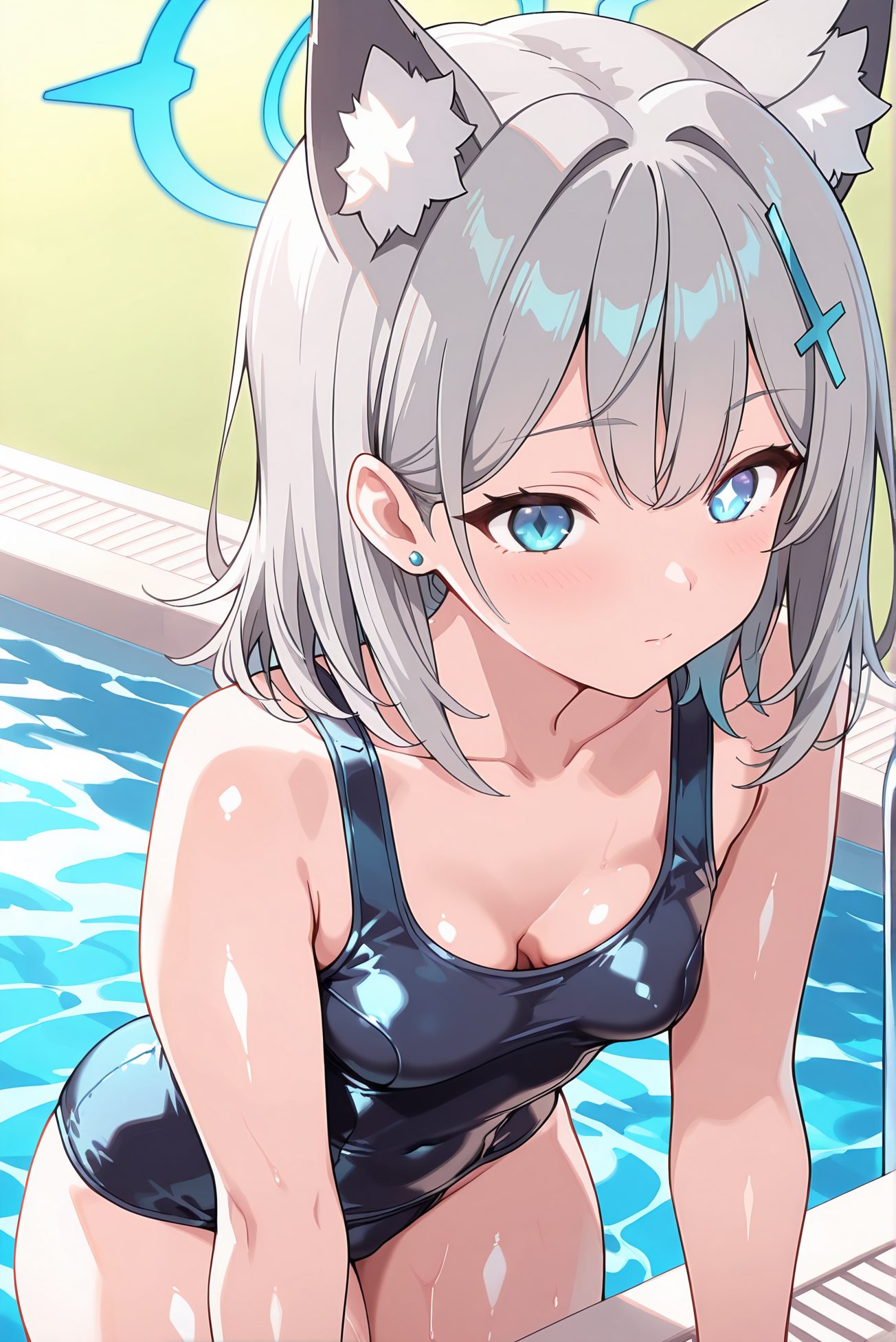 砂狼シロコの水着AIイラスト