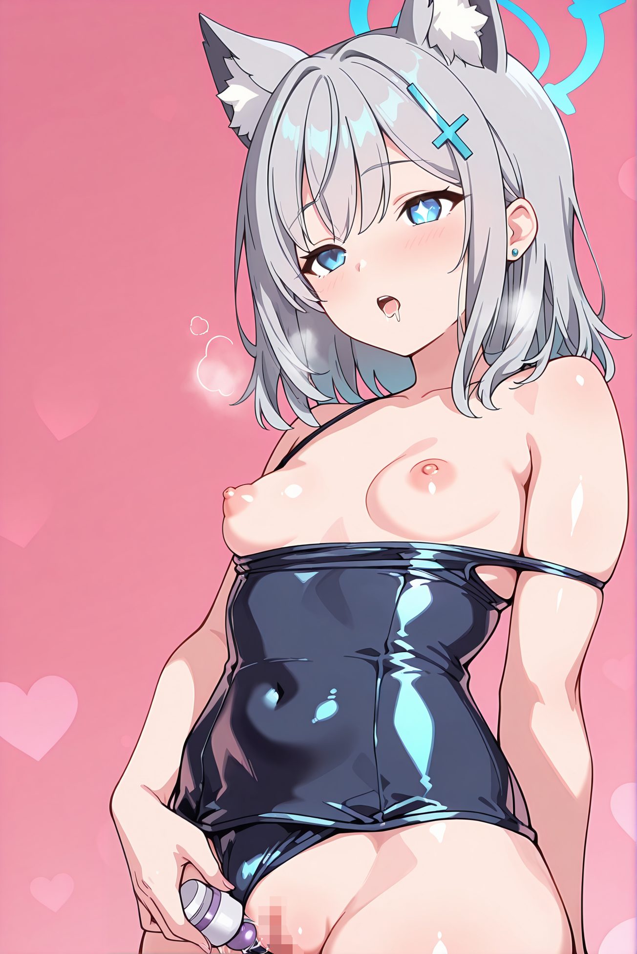 砂狼シロコの水着姿イラスト