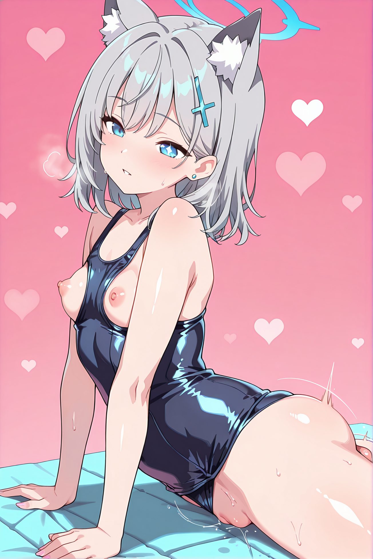 シロコの水着AIイラスト
