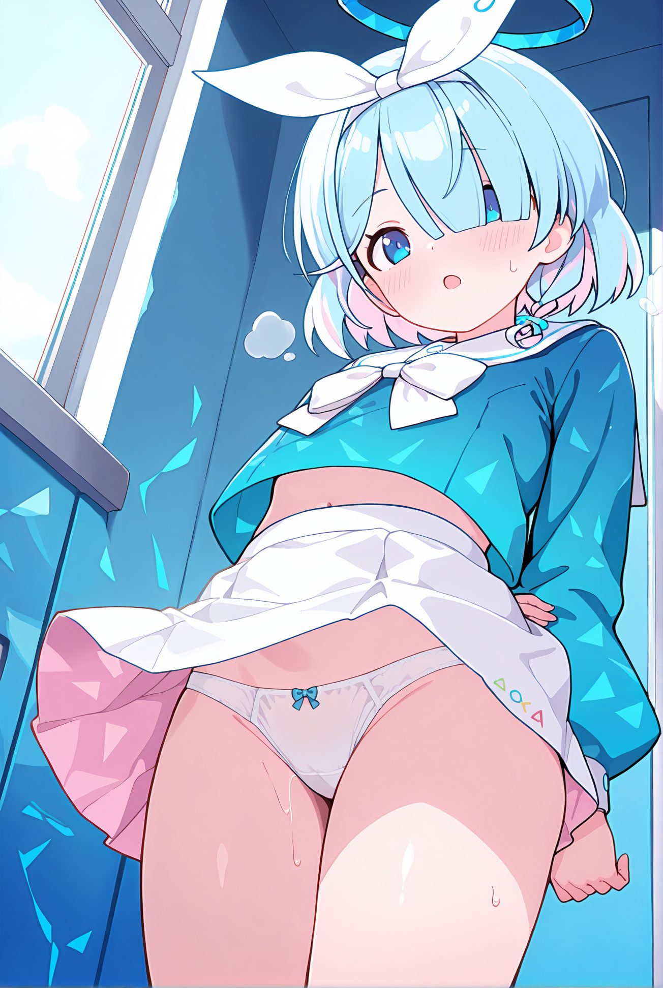 アロナの制服姿AIイラスト