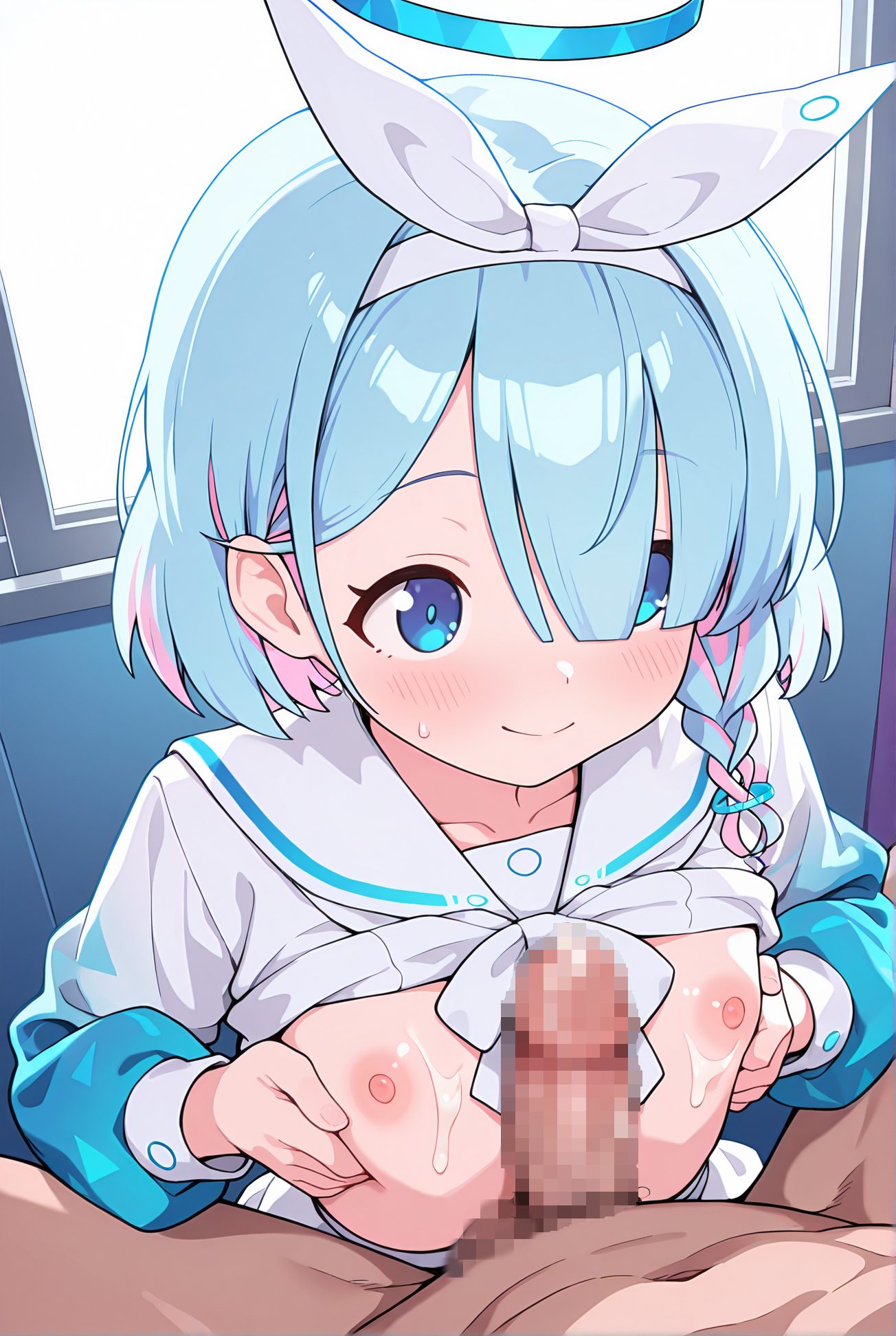 アロナの制服姿のAIイラスト