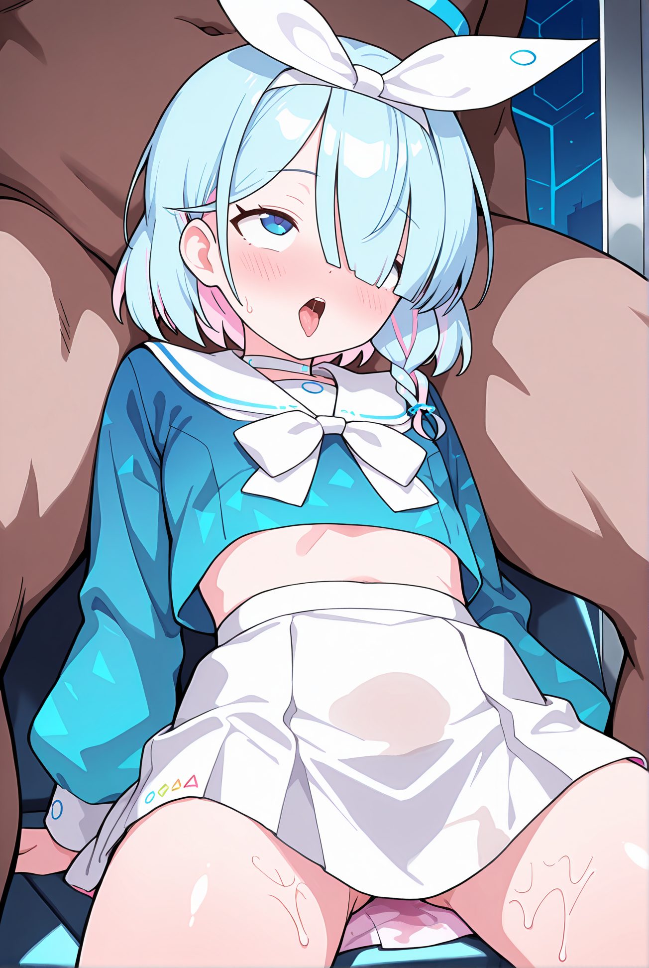 アロナの制服姿AIイラスト
