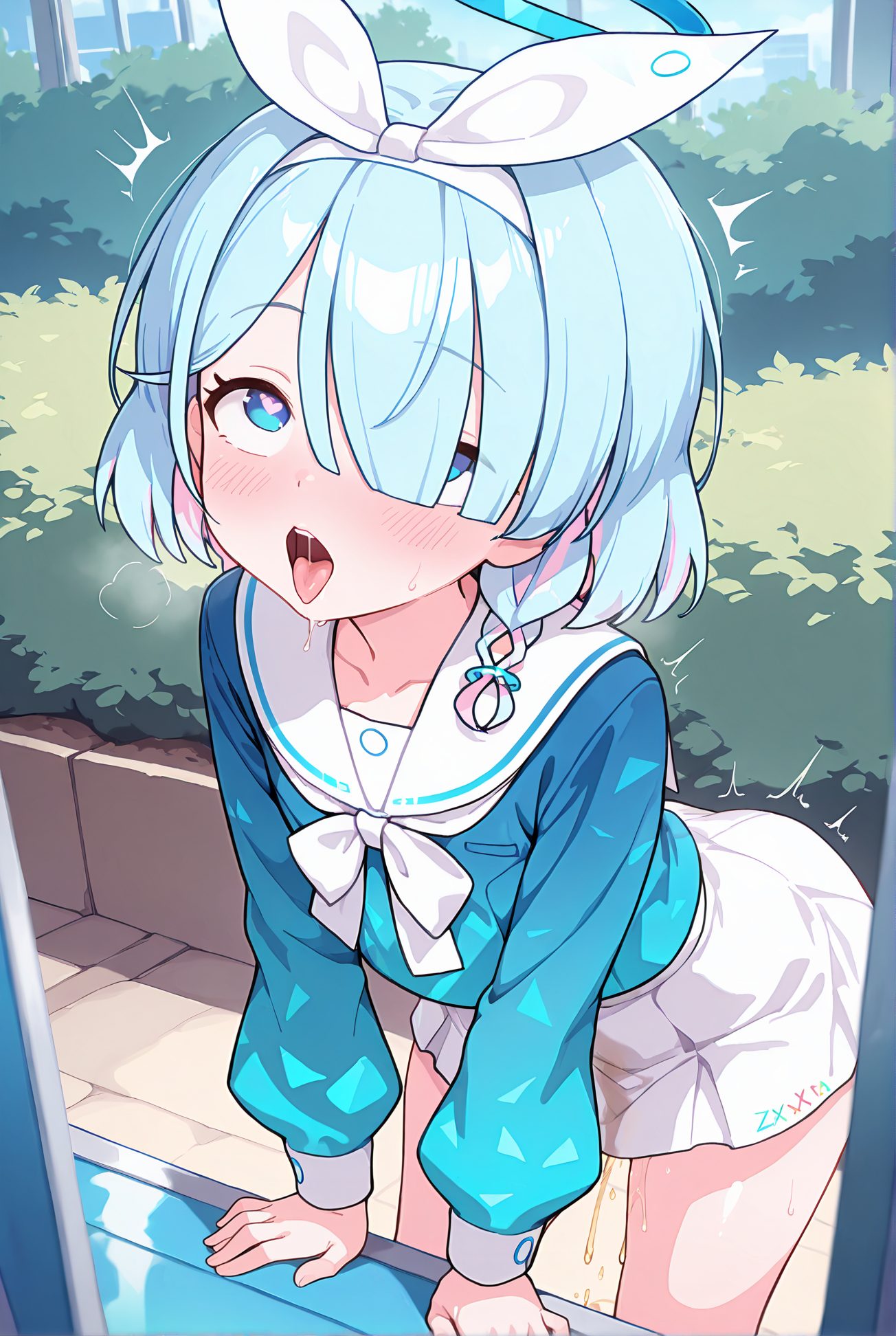 アロナの制服AIイラスト