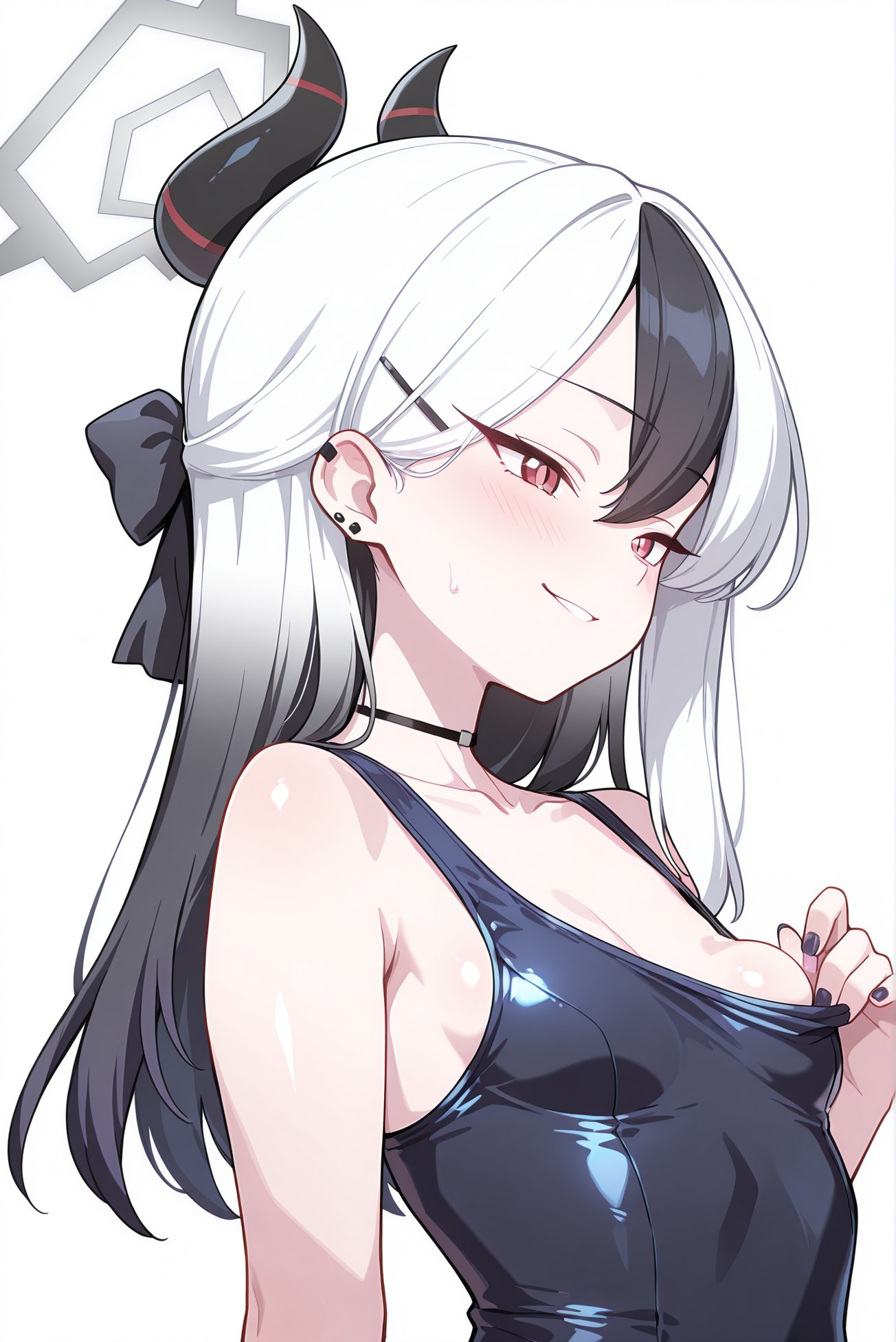 カヨコのスク水AIイラスト