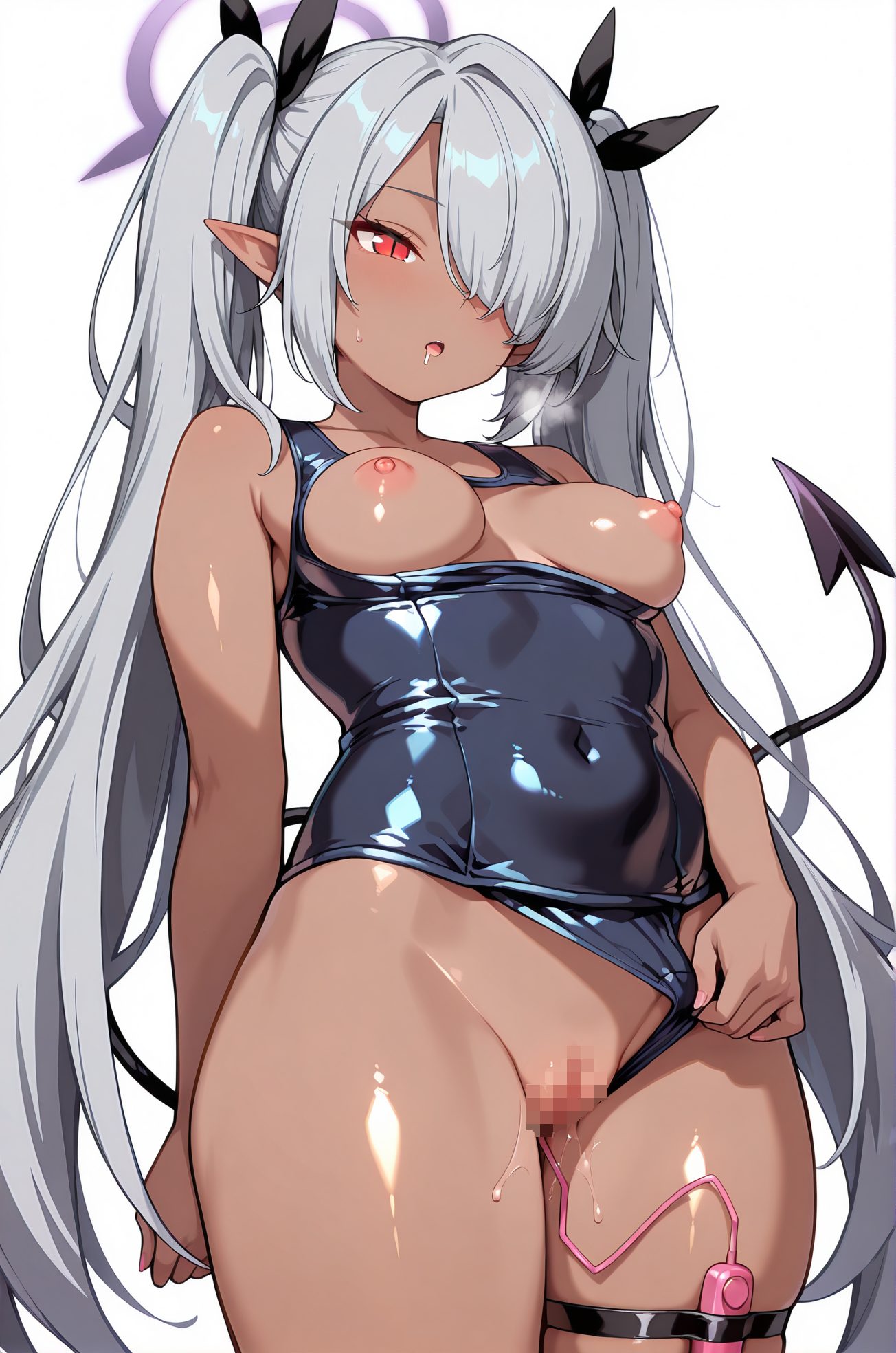 イオリのスク水AIイラスト