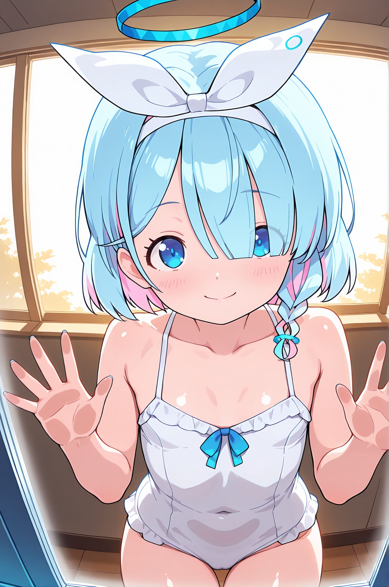 アロナの水着AIイラスト