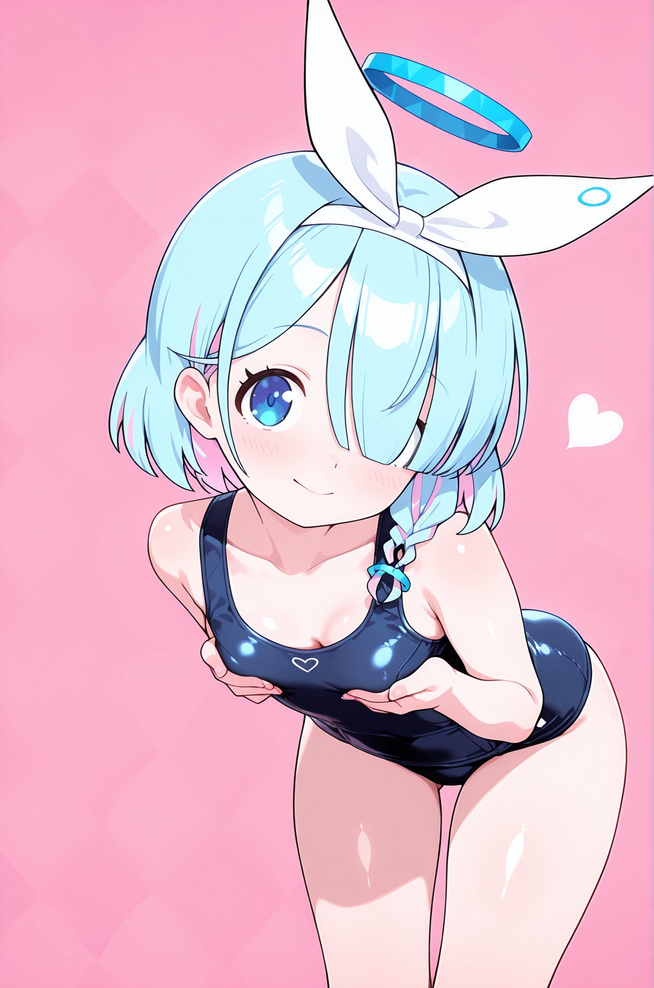 アロナの水着AIイラスト
