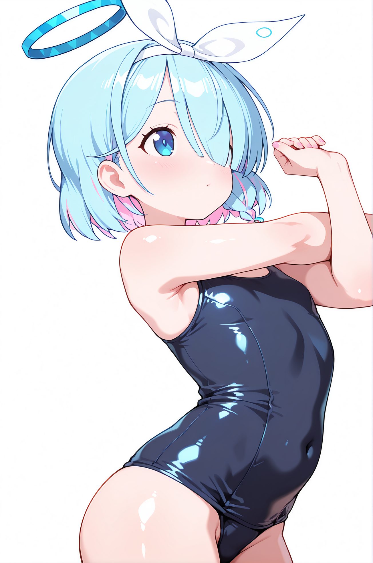 アロナの水着AIイラスト
