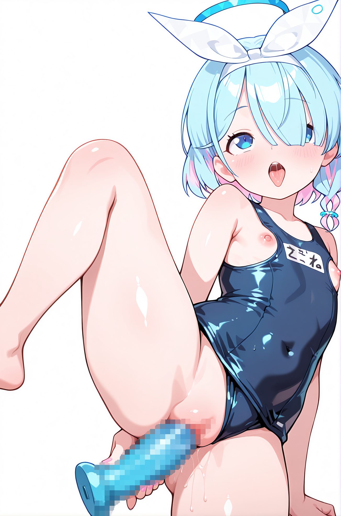 アロナの水着AIイラスト