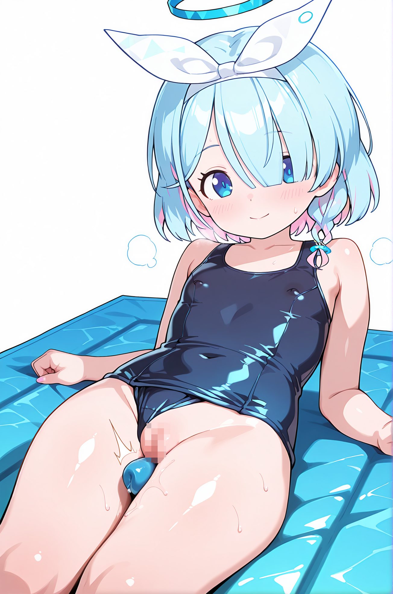 アロナの水着AIイラスト