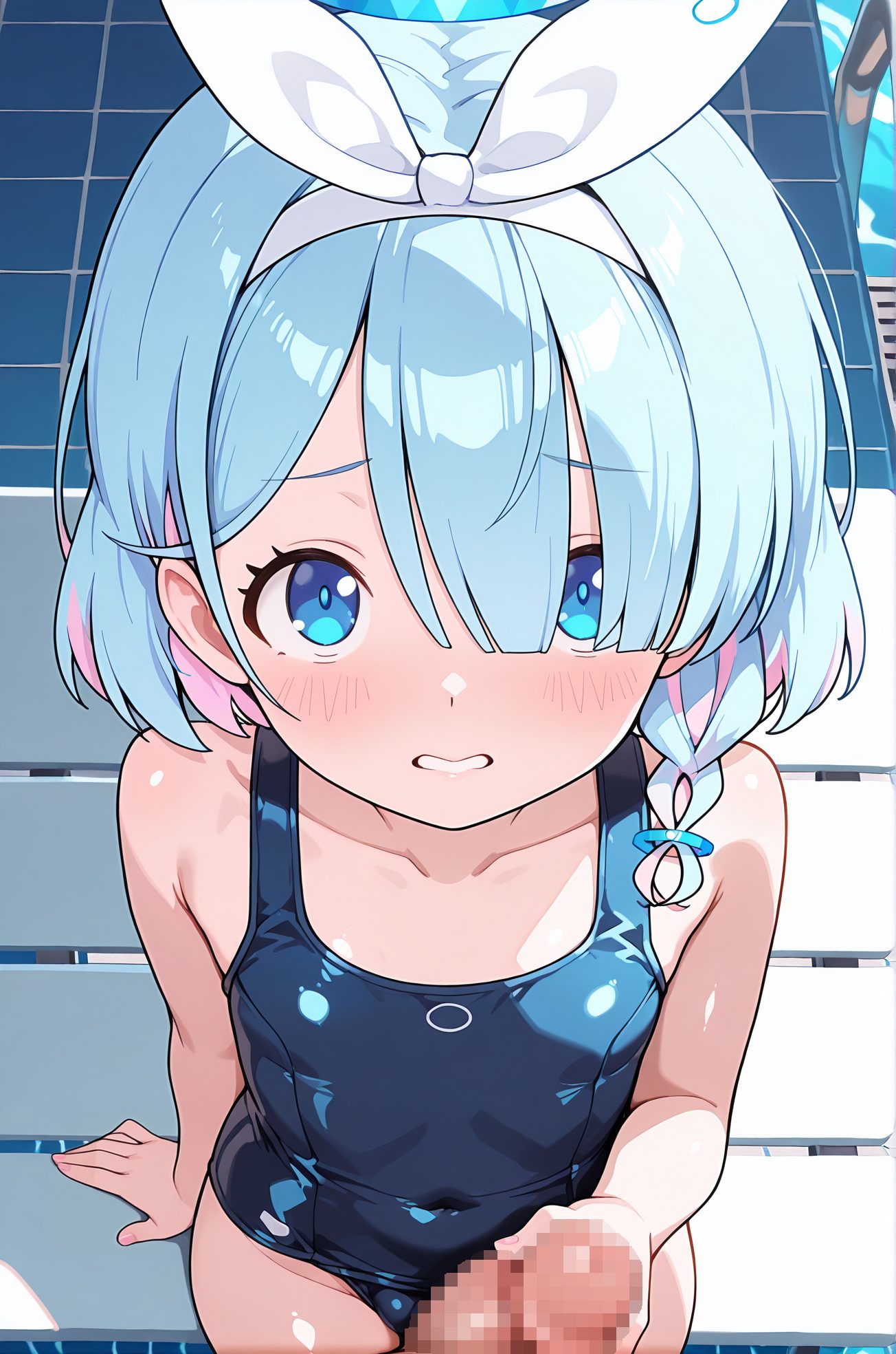 アロナの水着AIイラスト