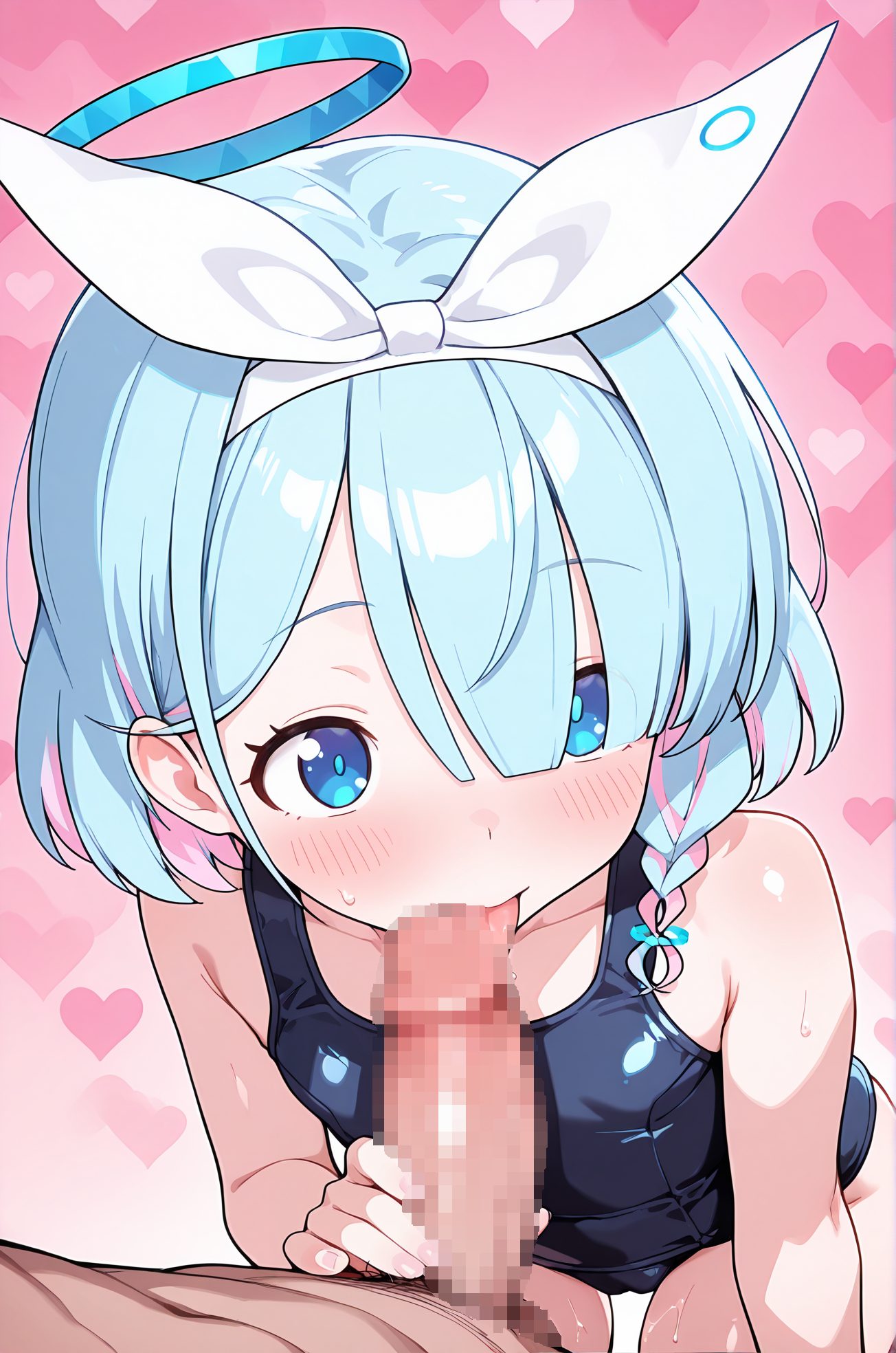 アロナの水着AIイラスト
