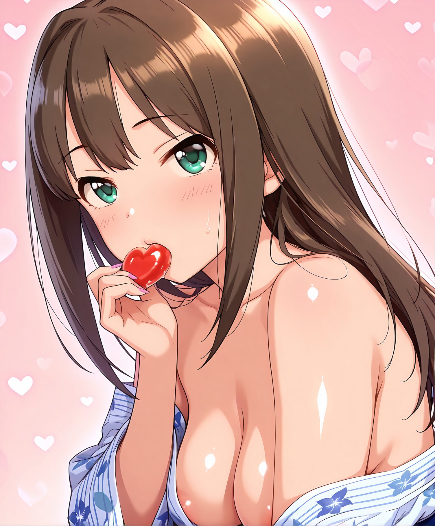 渋谷凛の渋谷凛姿を描いたAIイラスト