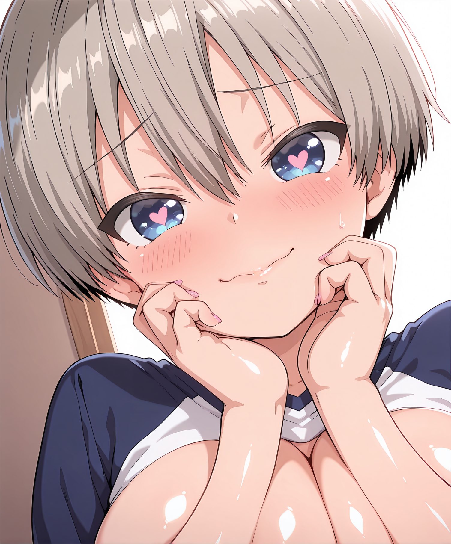 宇崎花の宇崎花姿を描いたAIイラスト