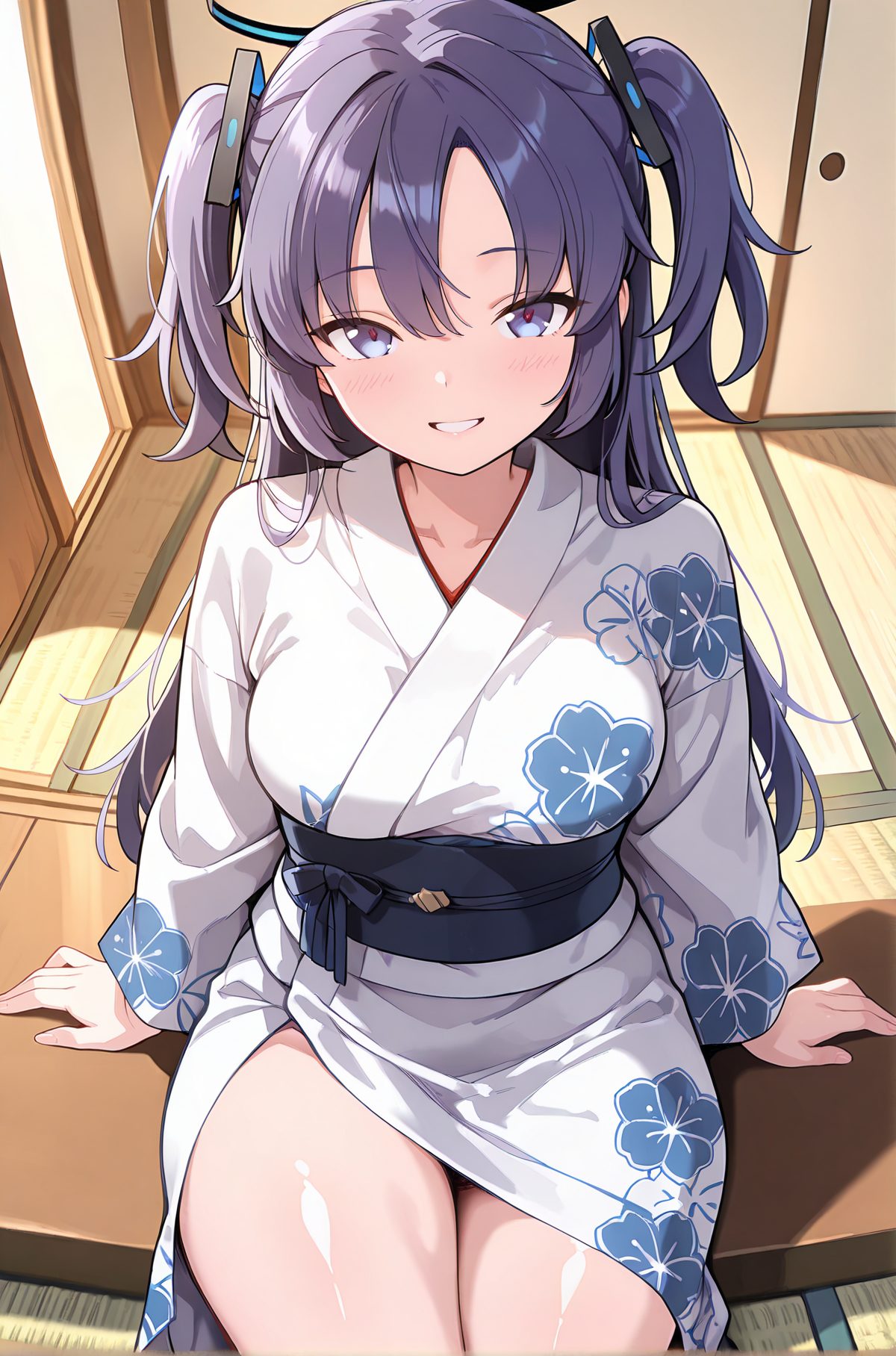 ユウカ（ブルーアーカイブ）・和服の早瀬ユウカのAIイラスト