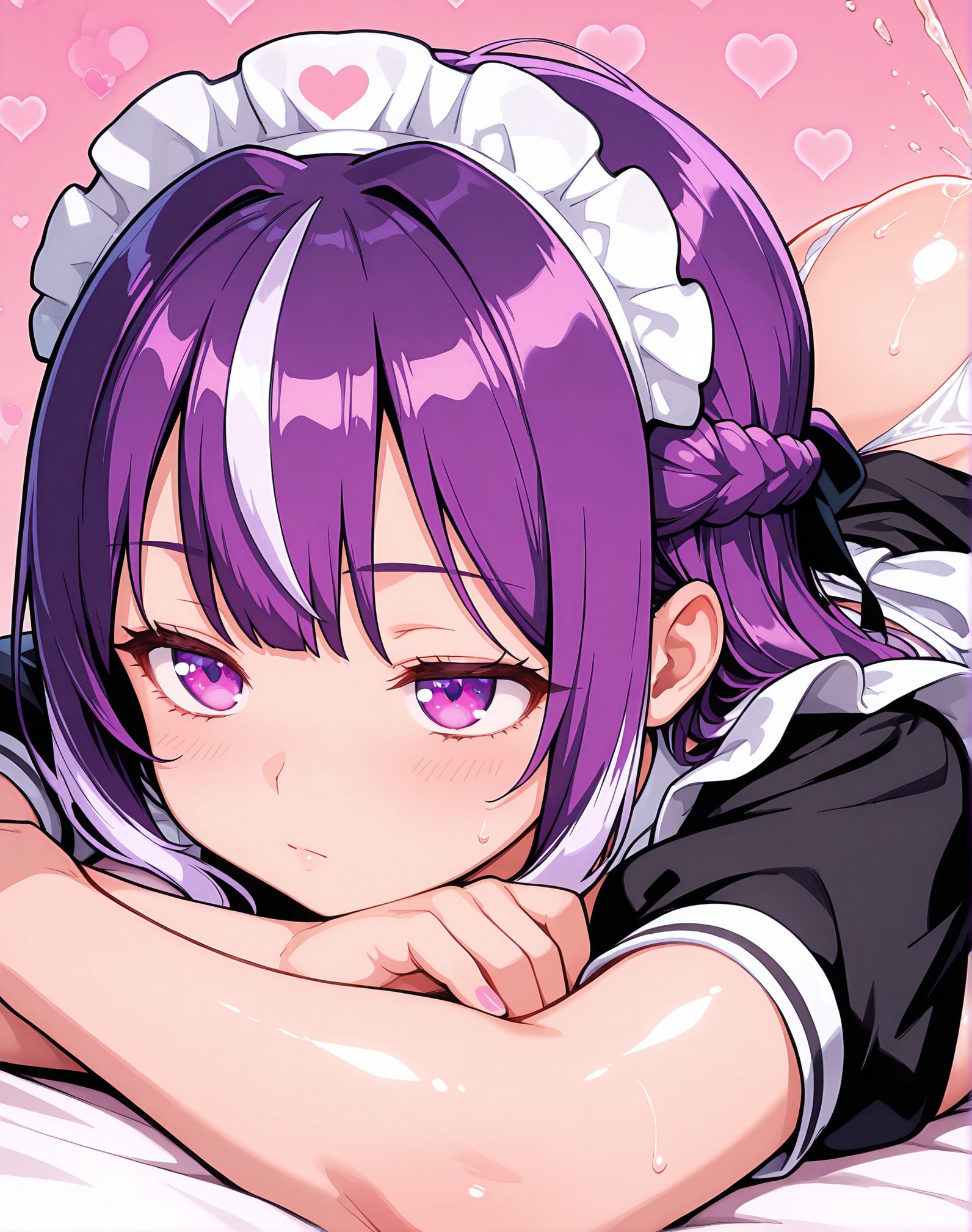 麻雀ファイトガールの麻雀ファイトガール姿を描いたAIイラスト