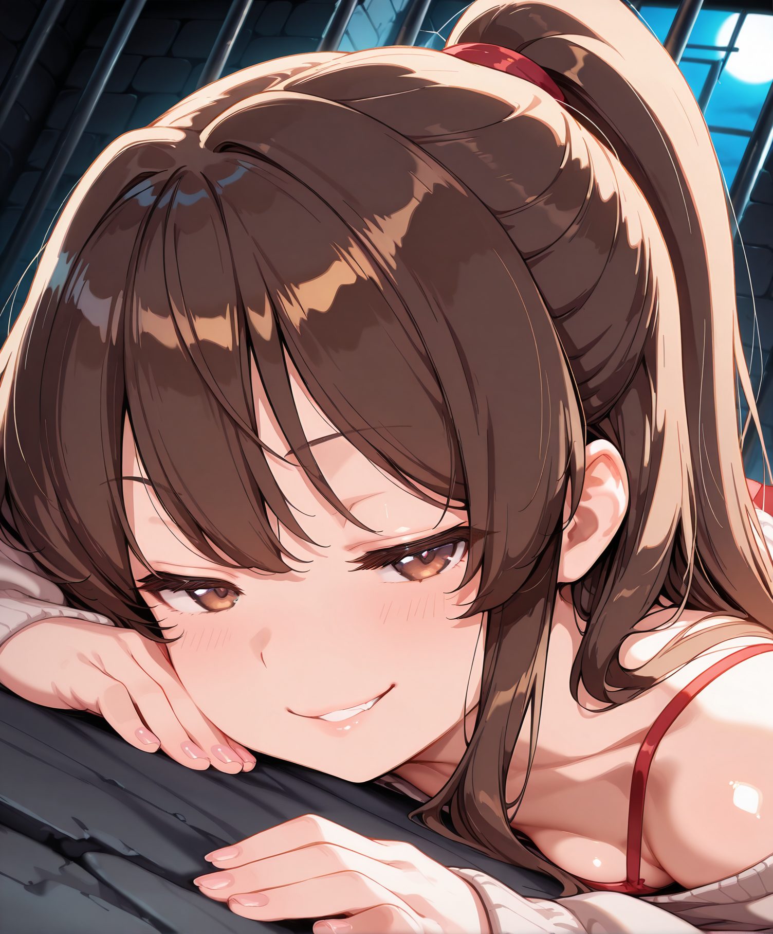 博麗霊夢の博麗霊夢姿を描いたAIイラスト