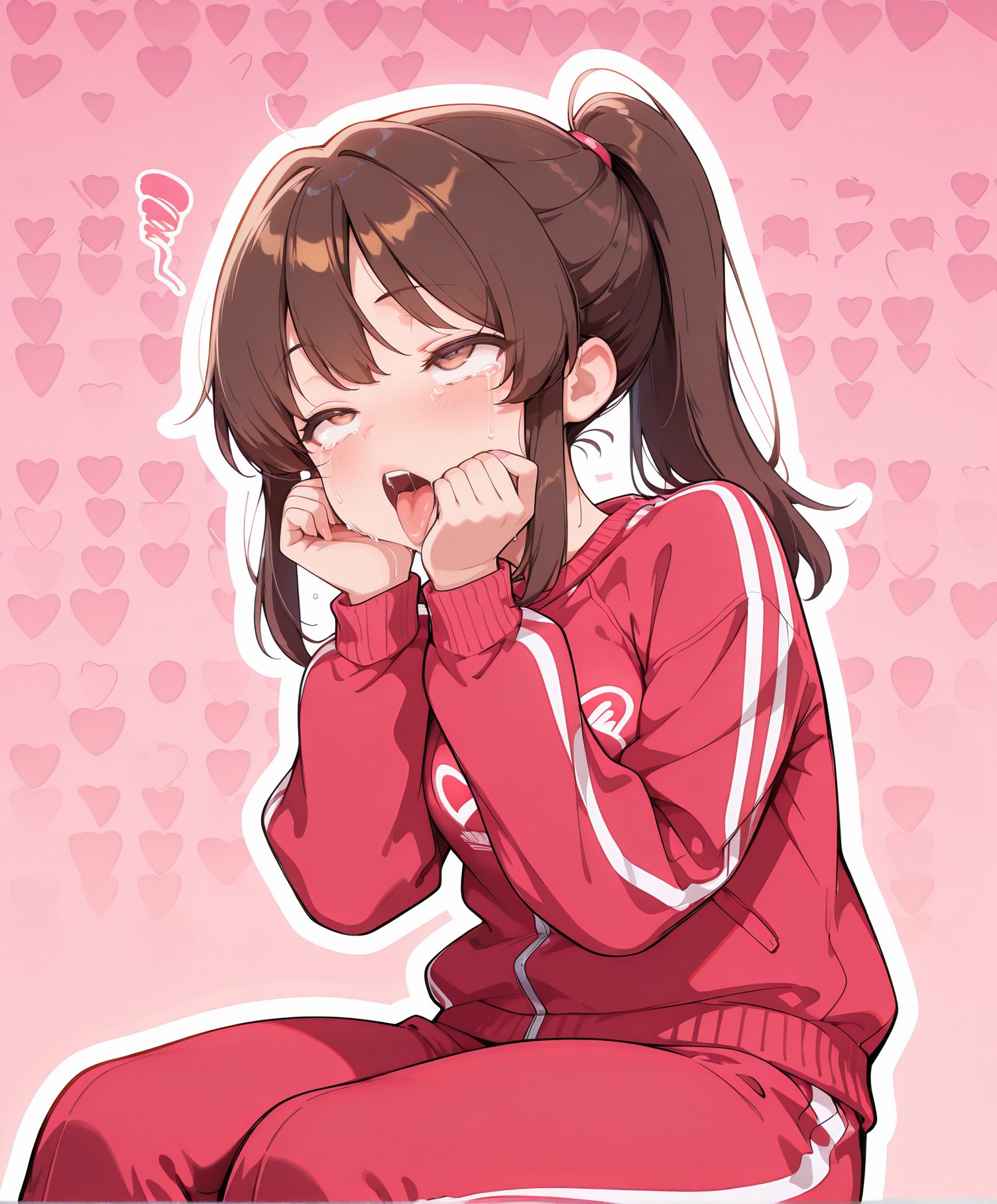 博麗霊夢の博麗霊夢姿を描いたAIイラスト