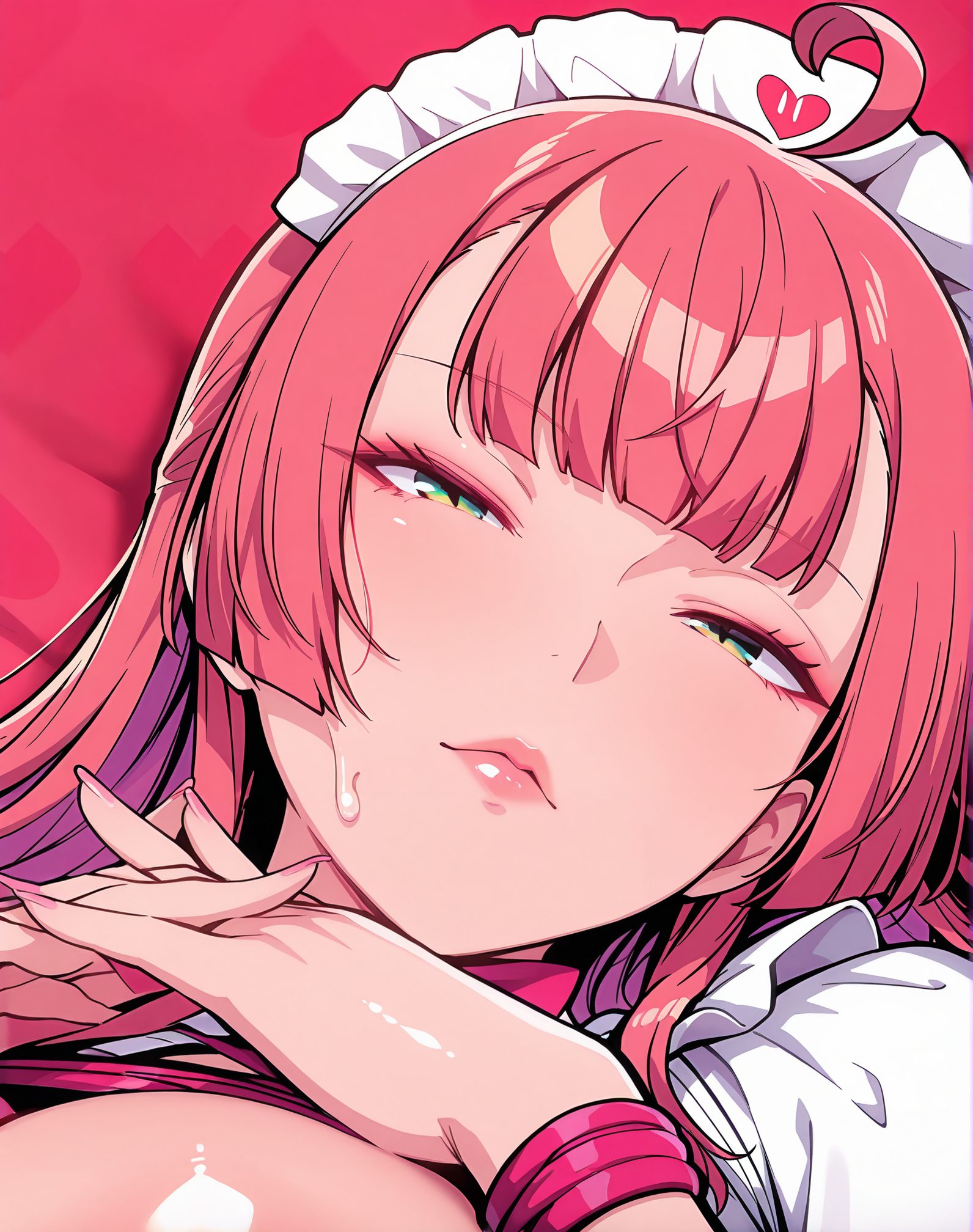 麻雀ファイトガールの麻雀ファイトガール姿を描いたAIイラスト