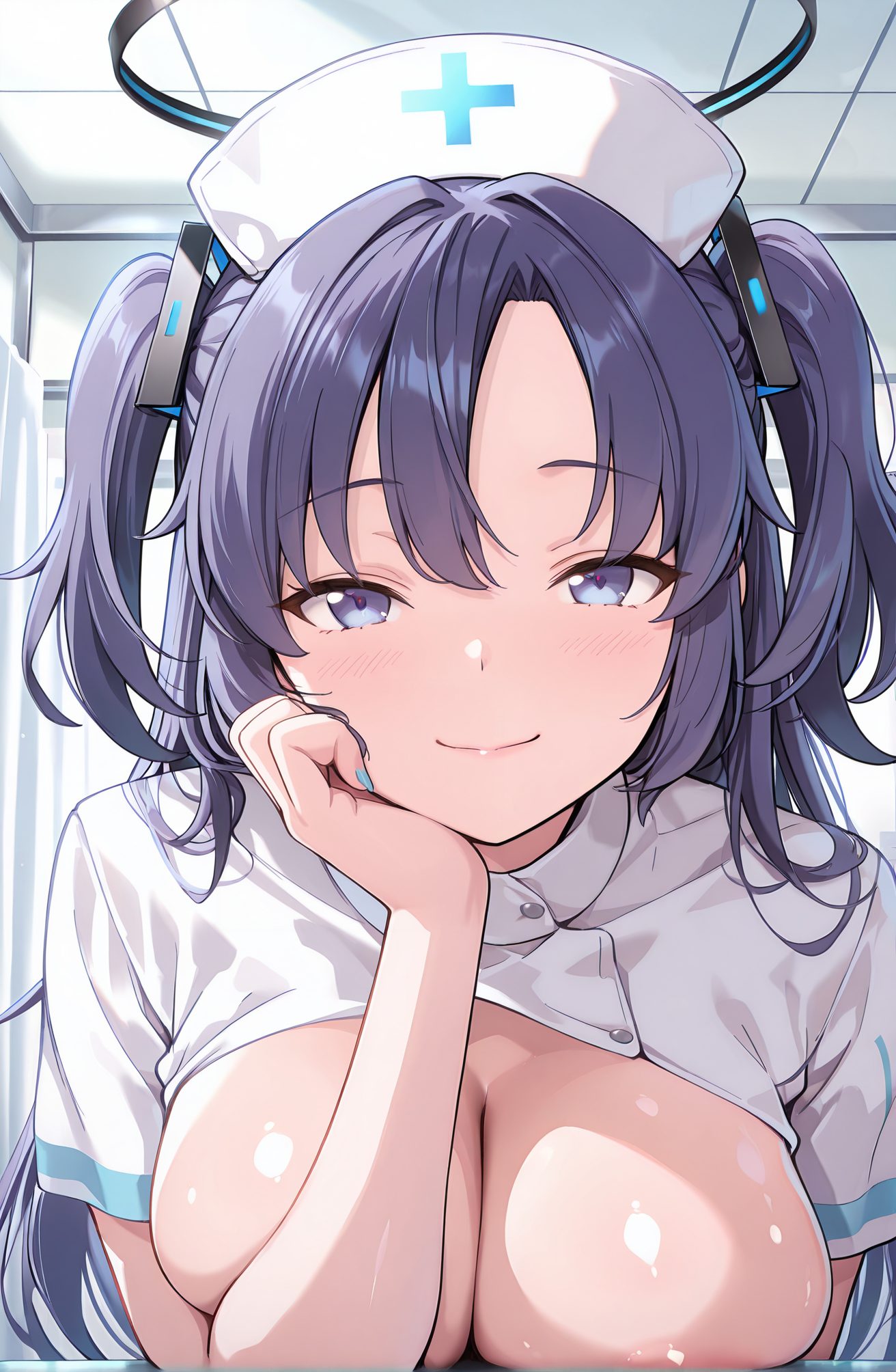 帽子・赤面の早瀬ユウカのAIイラスト