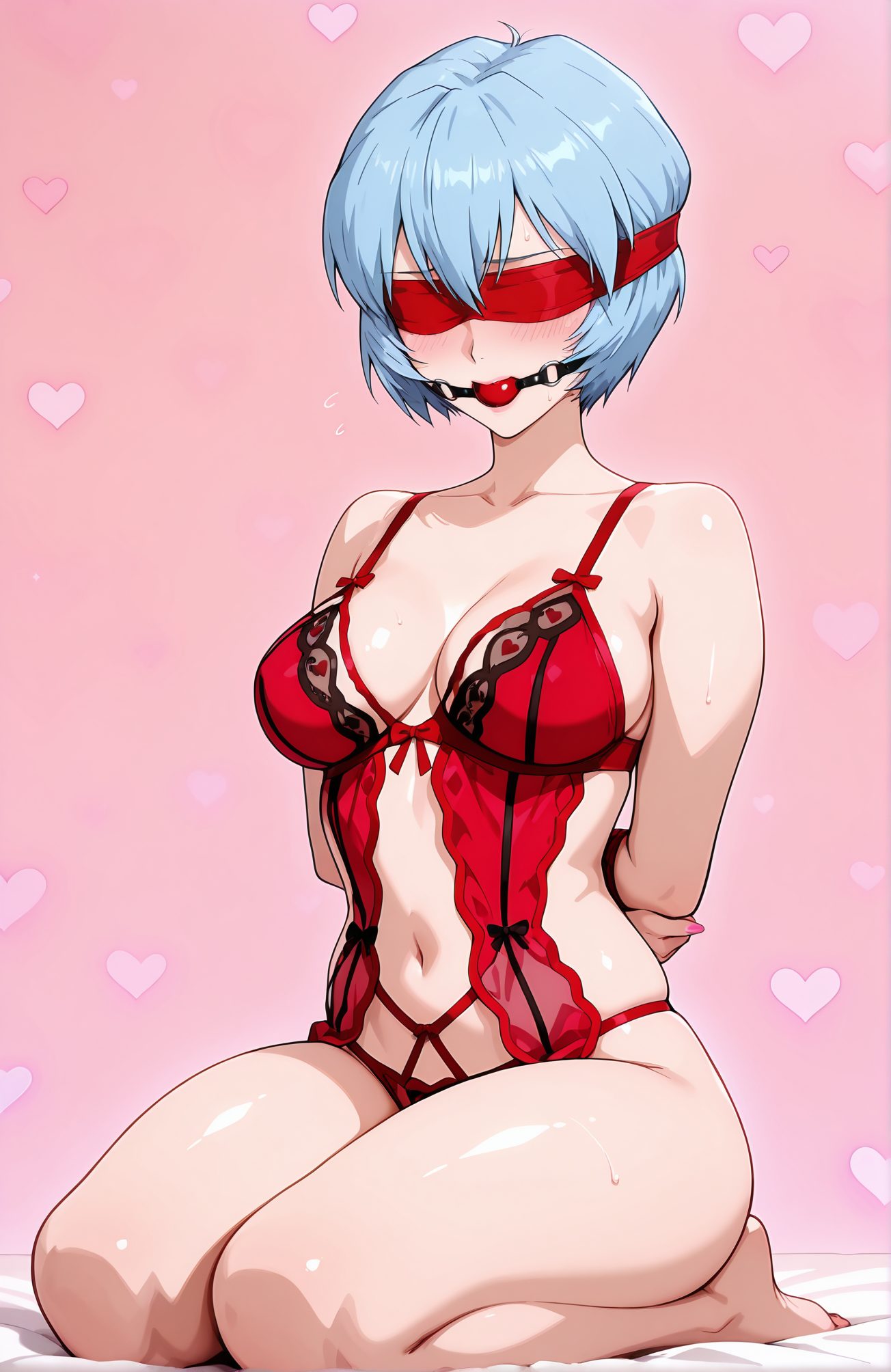 綾波レイのAIイラスト