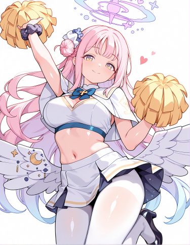 【ブルアカエロ画像】聖園ミカ第7弾_チアガールのミカに心もカラダも元気にしてもらった♡